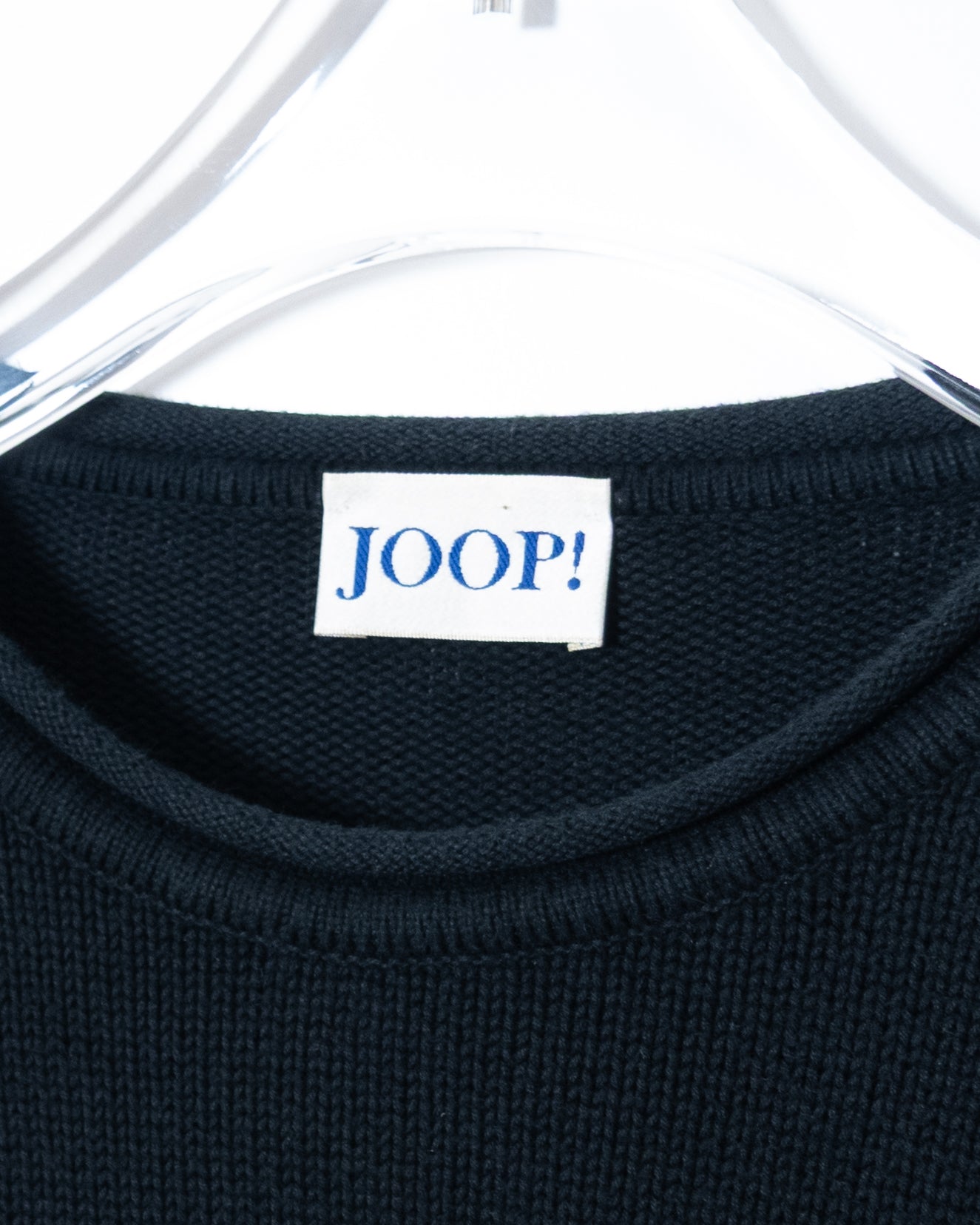 "JOOP!" roll neck cotton knit sweater