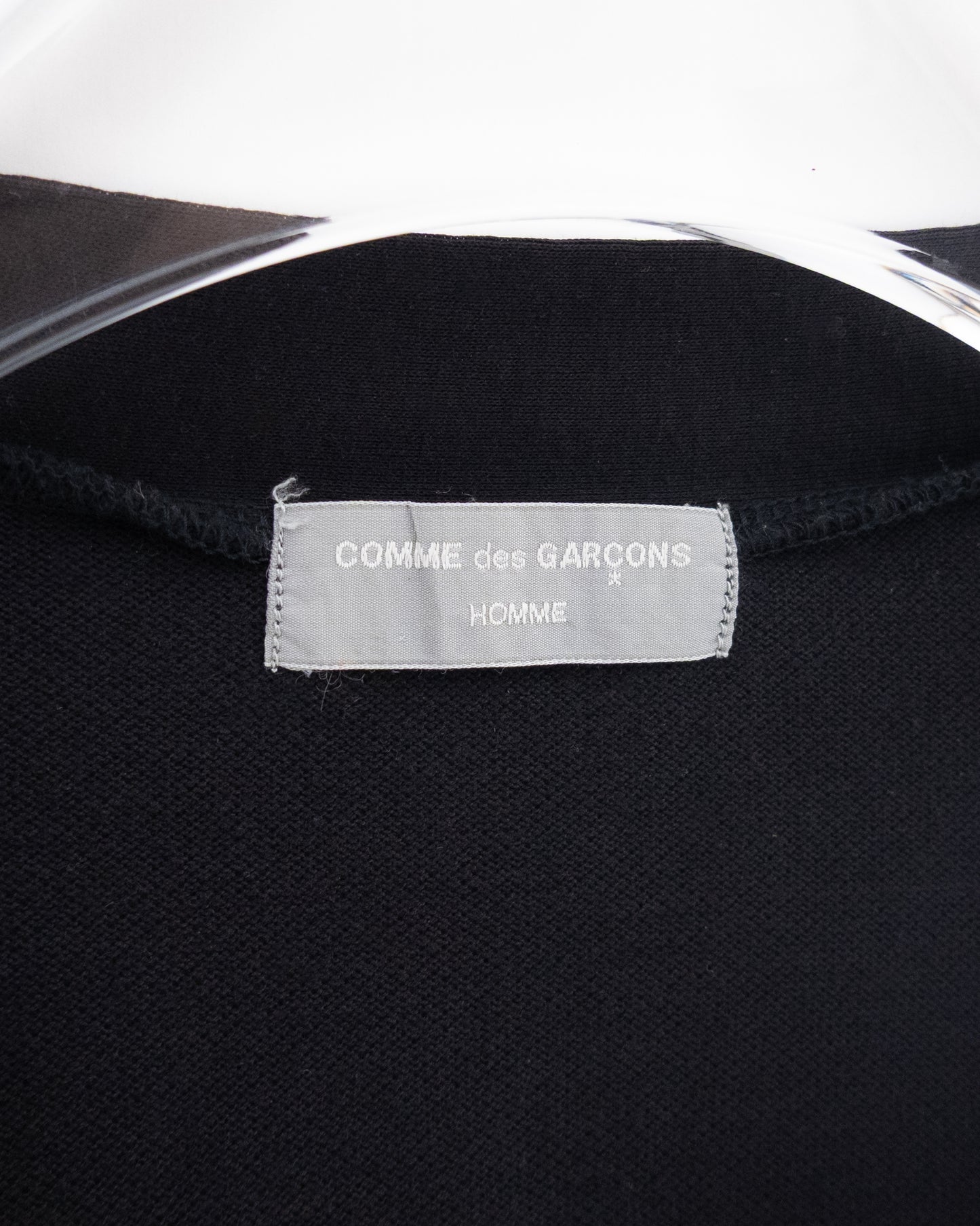 "COMME des GARCONS HOMME" cotton knit cardigan