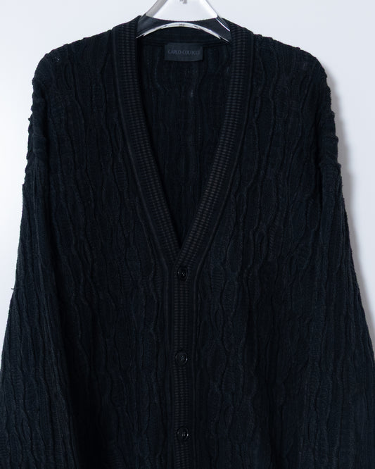 CARLO COLUCCI" 3D knit cardigan