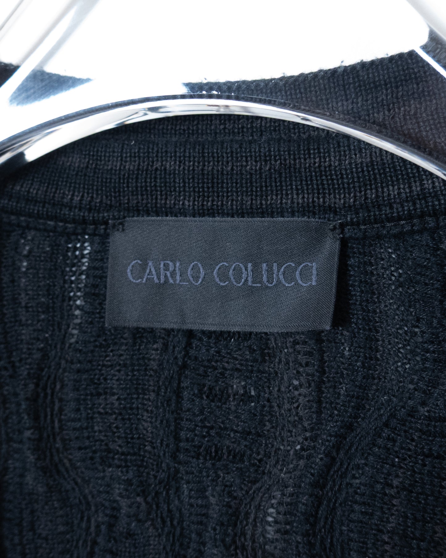 CARLO COLUCCI" 3D knit cardigan