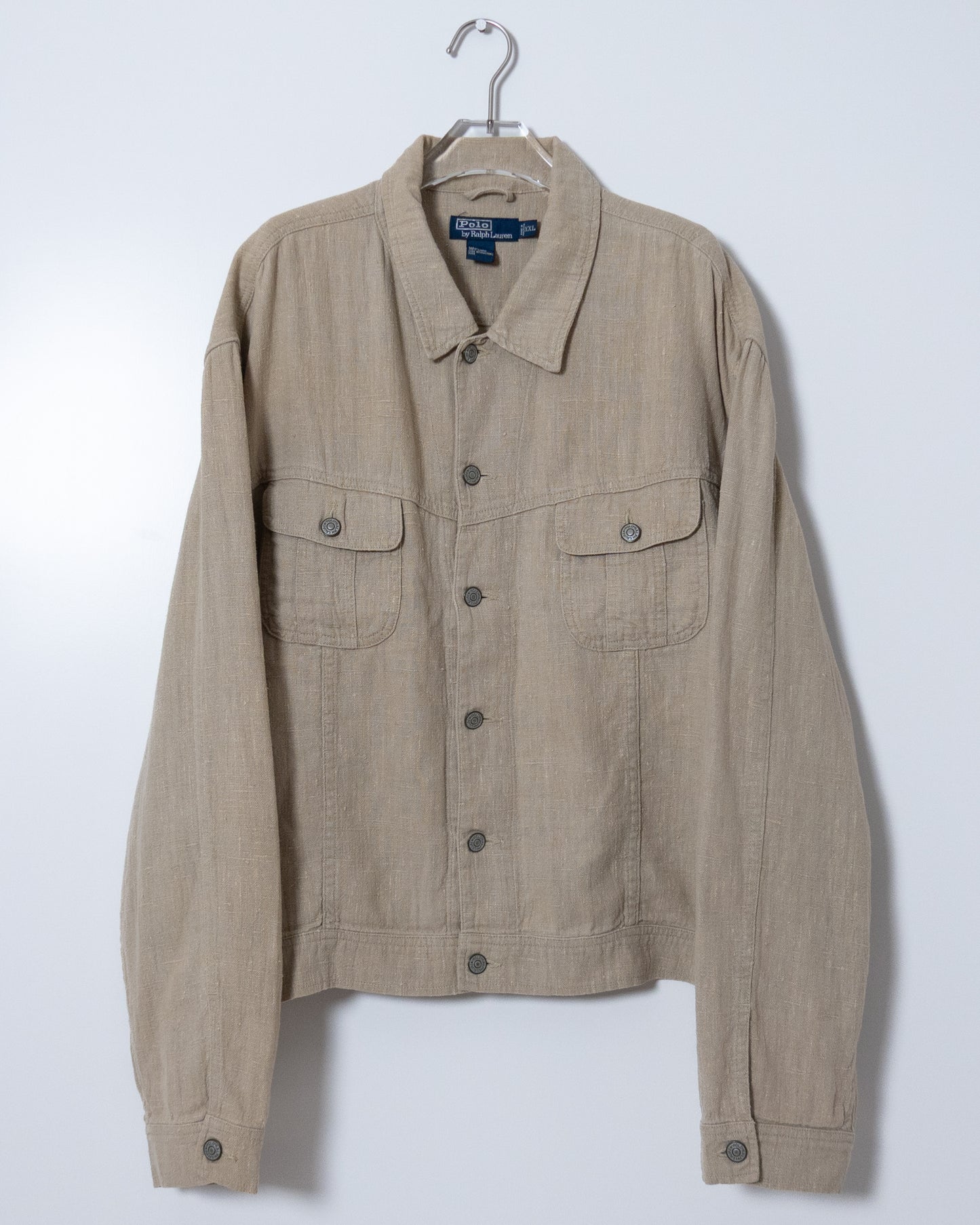 "Polo by Ralph Lauren"  linen trucker jacket