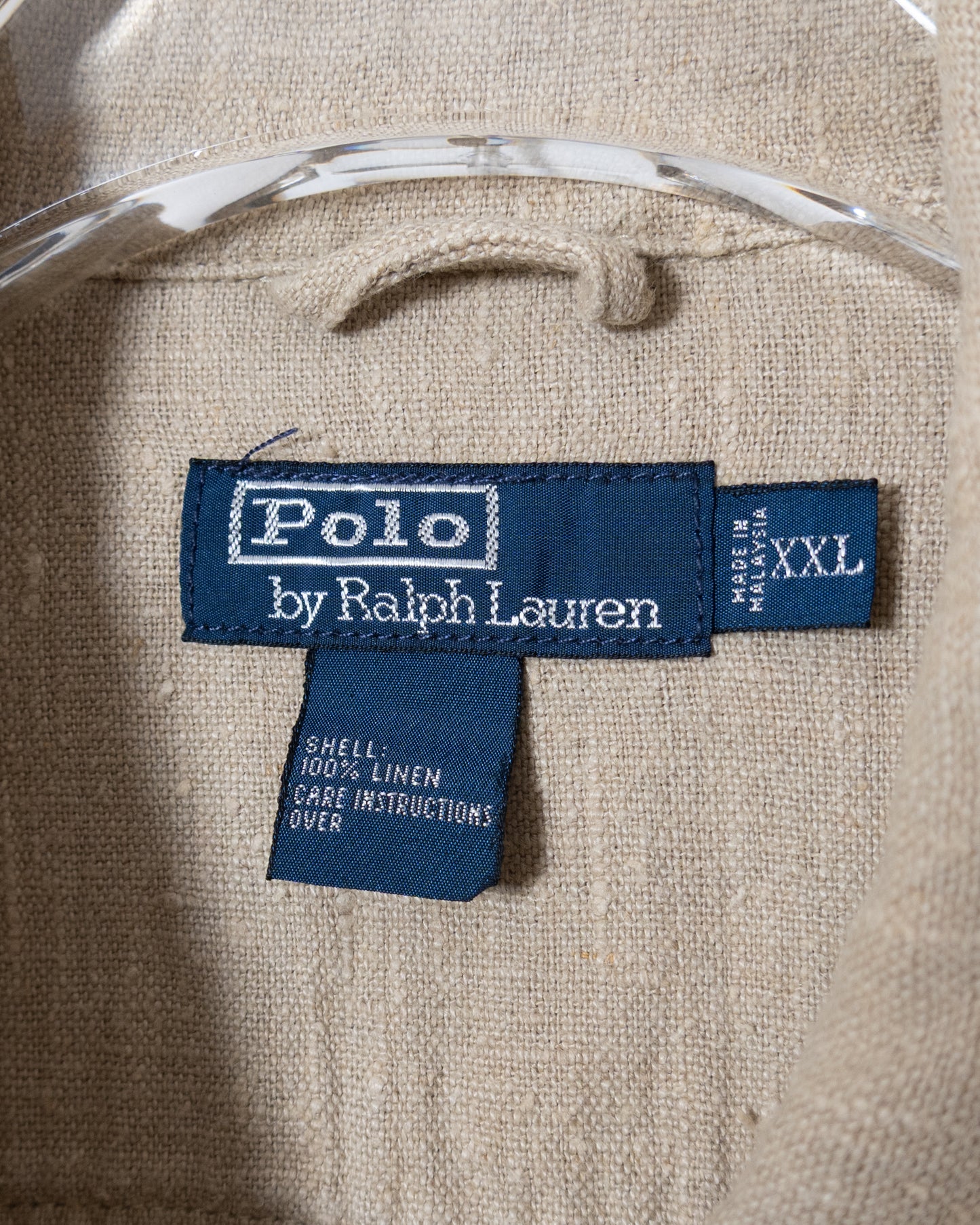"Polo by Ralph Lauren"  linen trucker jacket