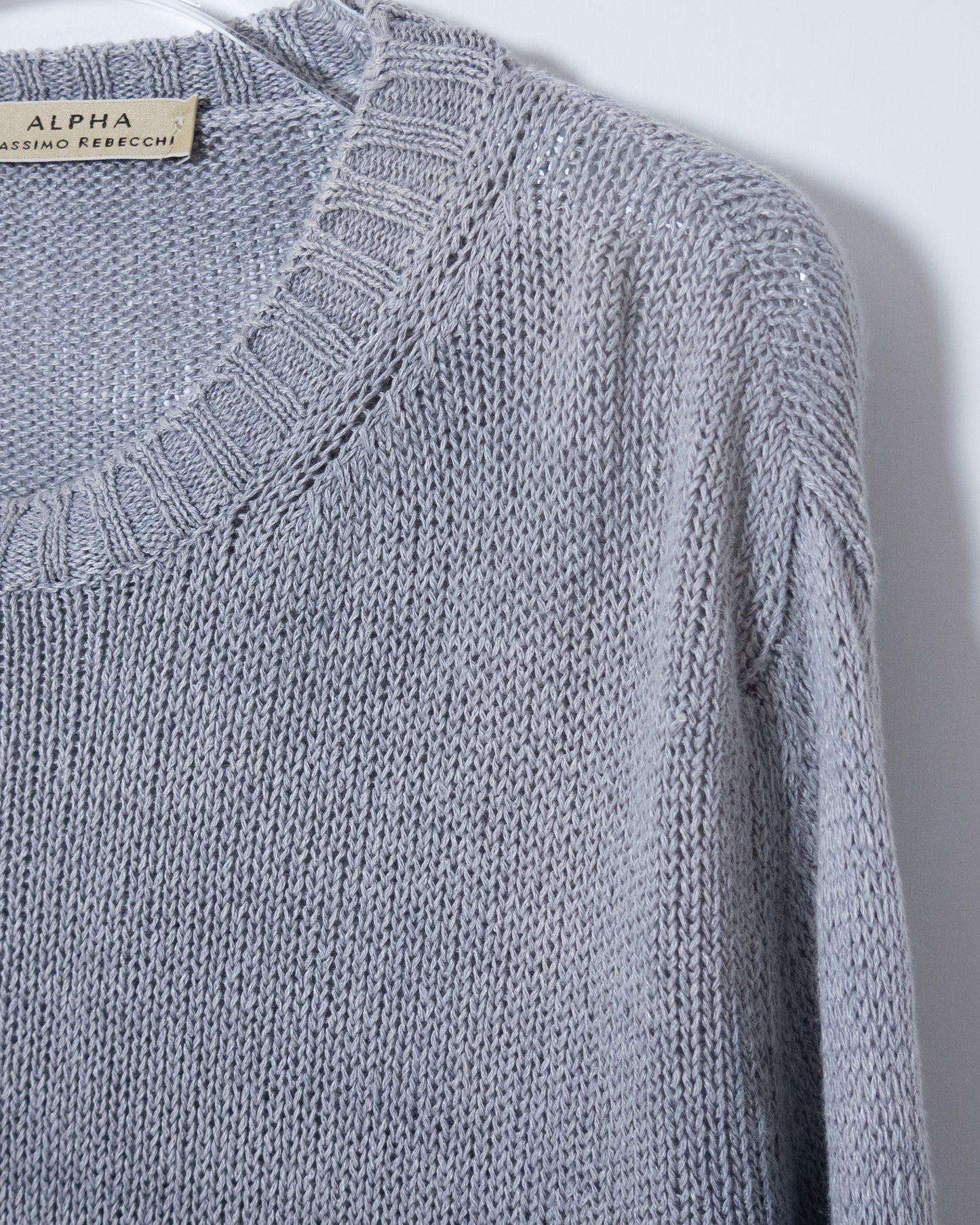 gradation linen knit sweater
