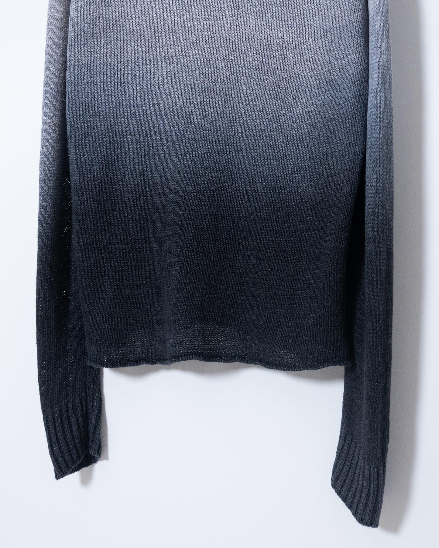 gradation linen knit sweater