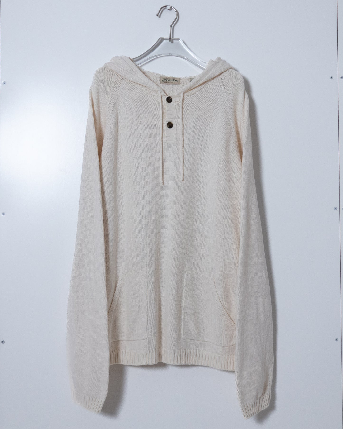 "ST JOHN'S BAY" cotton knit hoodie