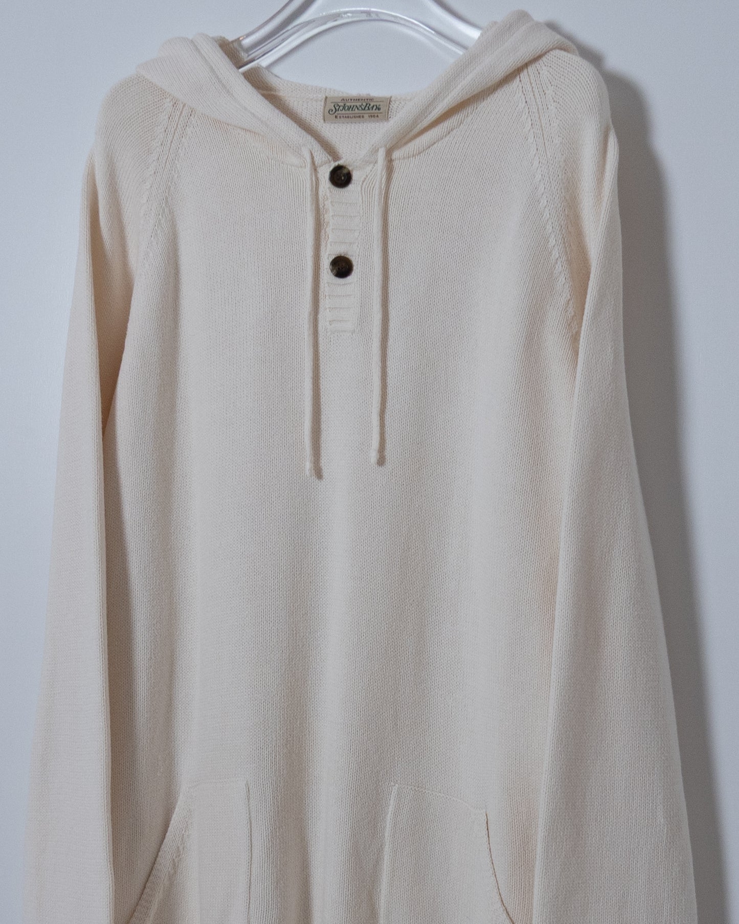 "ST JOHN'S BAY" cotton knit hoodie