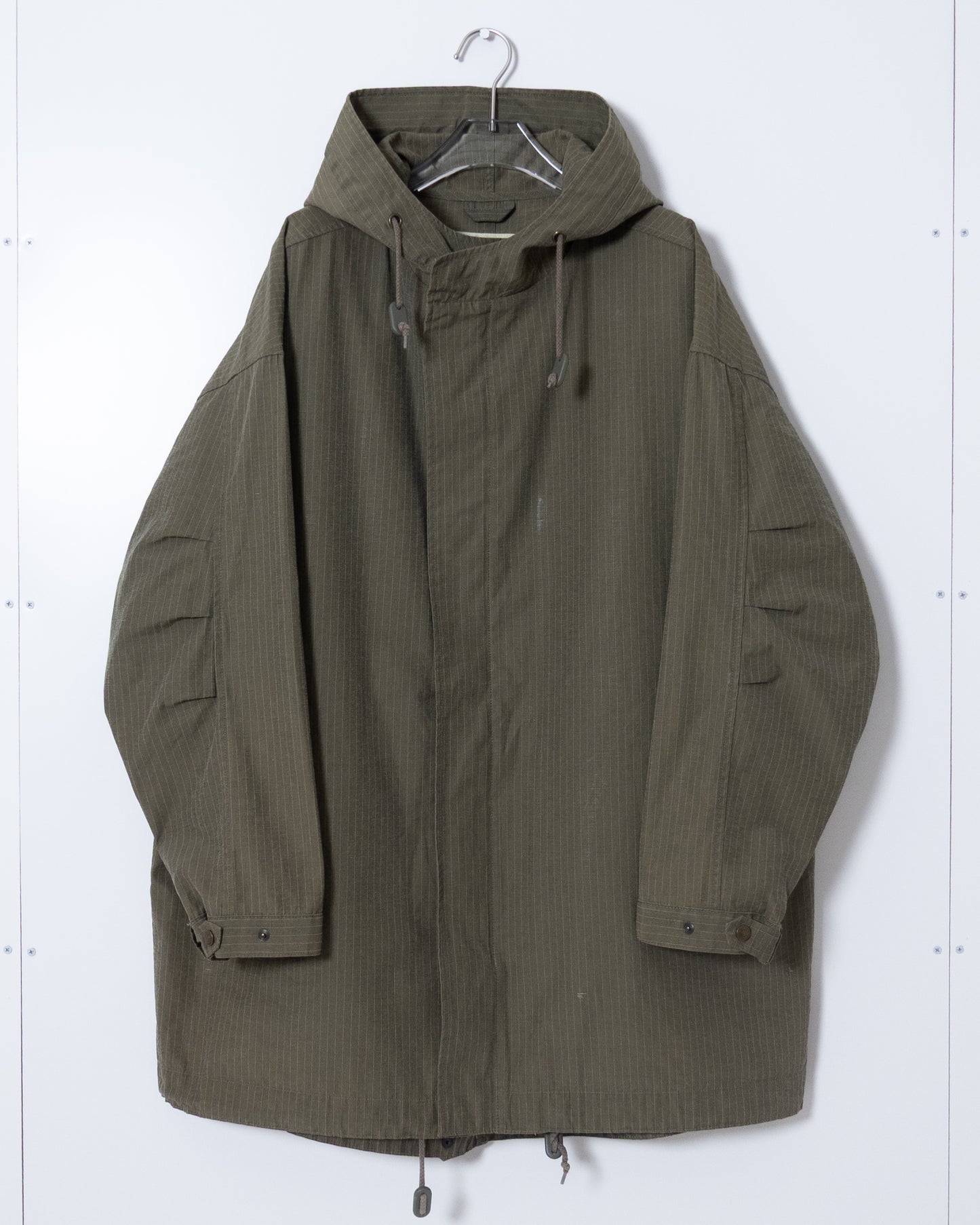 “Eddie Bauer” rip stop cloth hooded coat