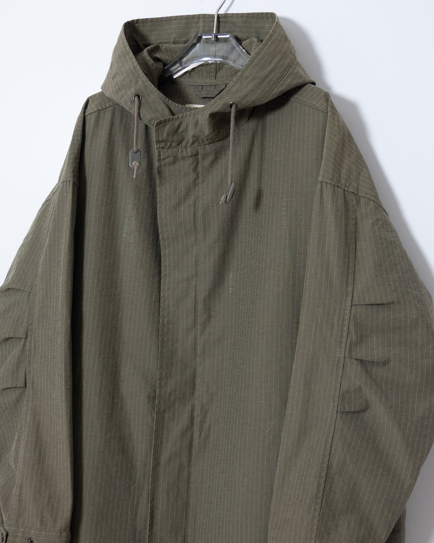 “Eddie Bauer” rip stop cloth hooded coat