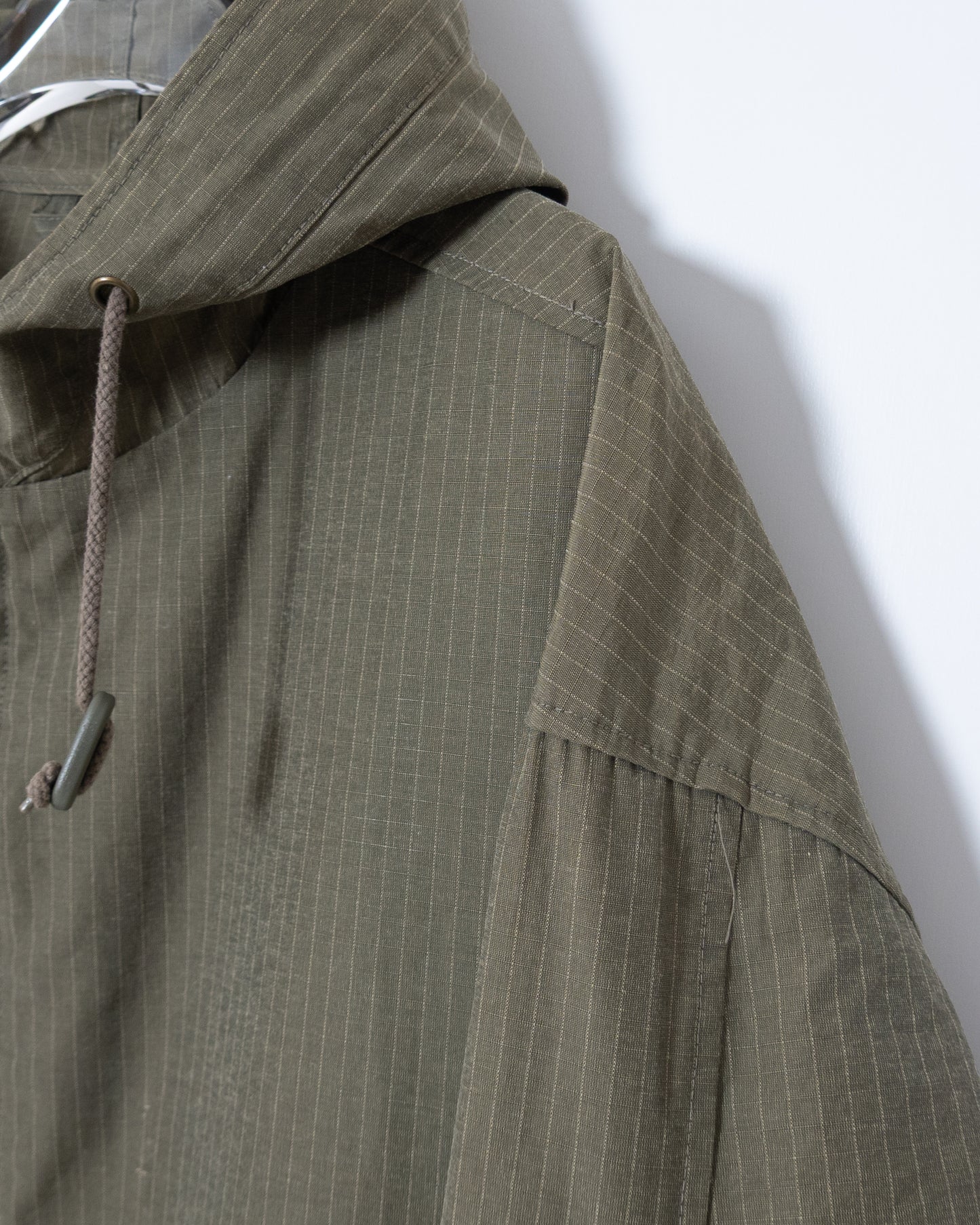 “Eddie Bauer” rip stop cloth hooded coat