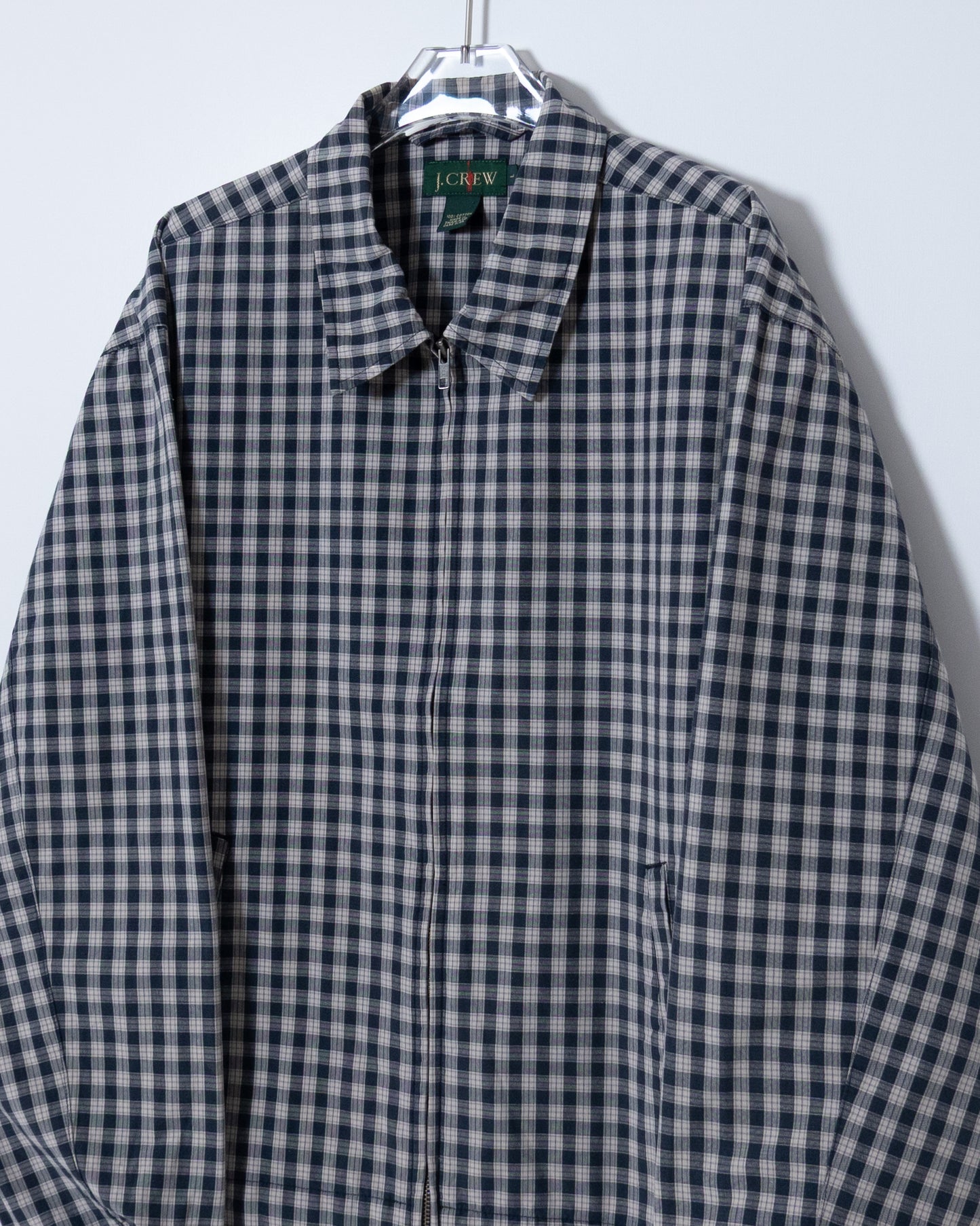 “J.CREW” plaid blouson