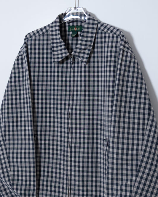 “J.CREW” plaid blouson