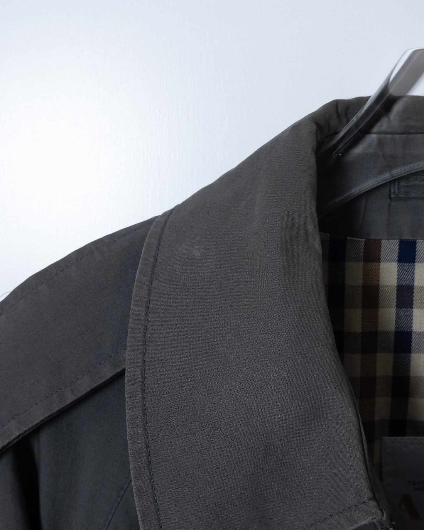 “Aquascutum” maxi length trench coat