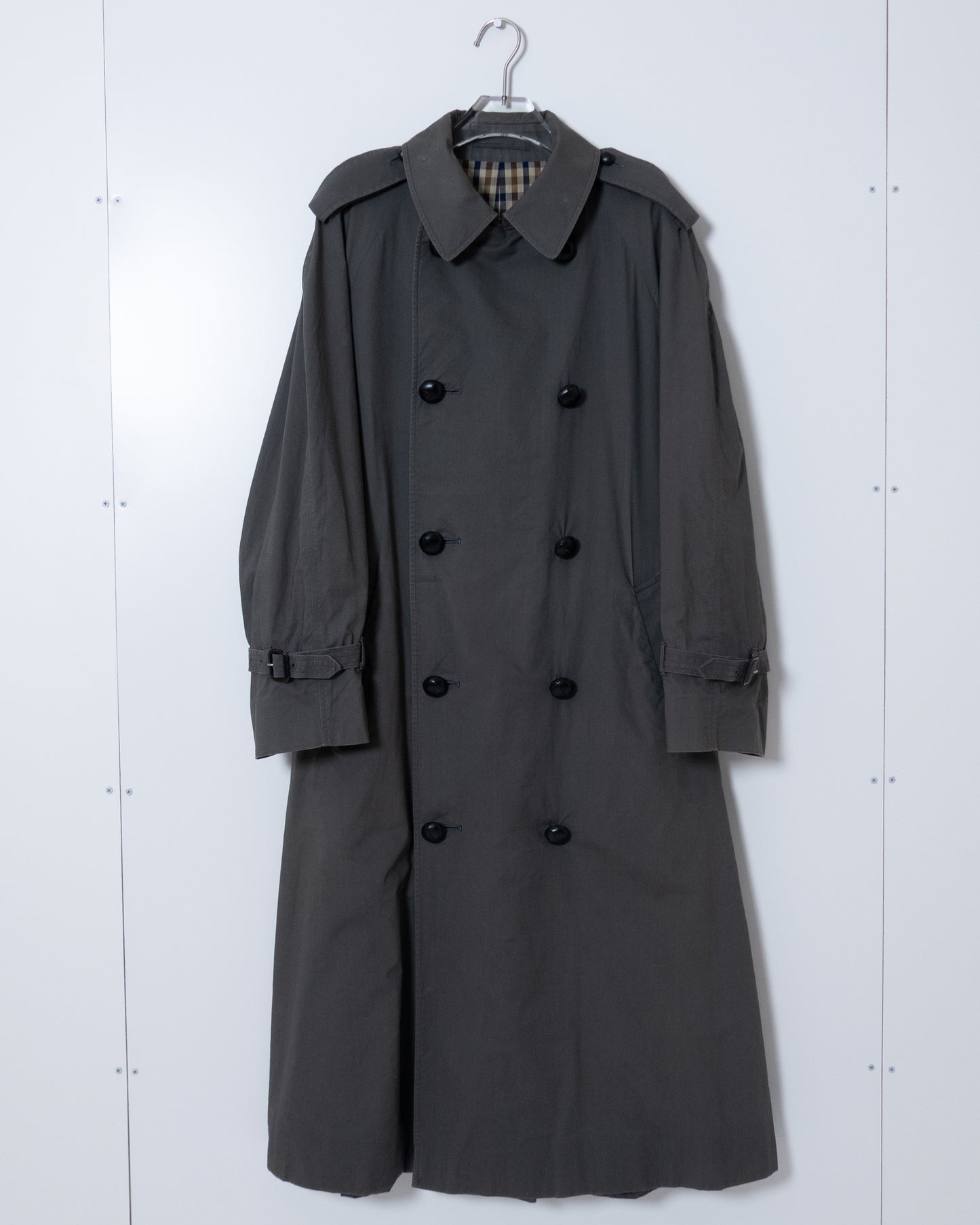 “Aquascutum” maxi length trench coat