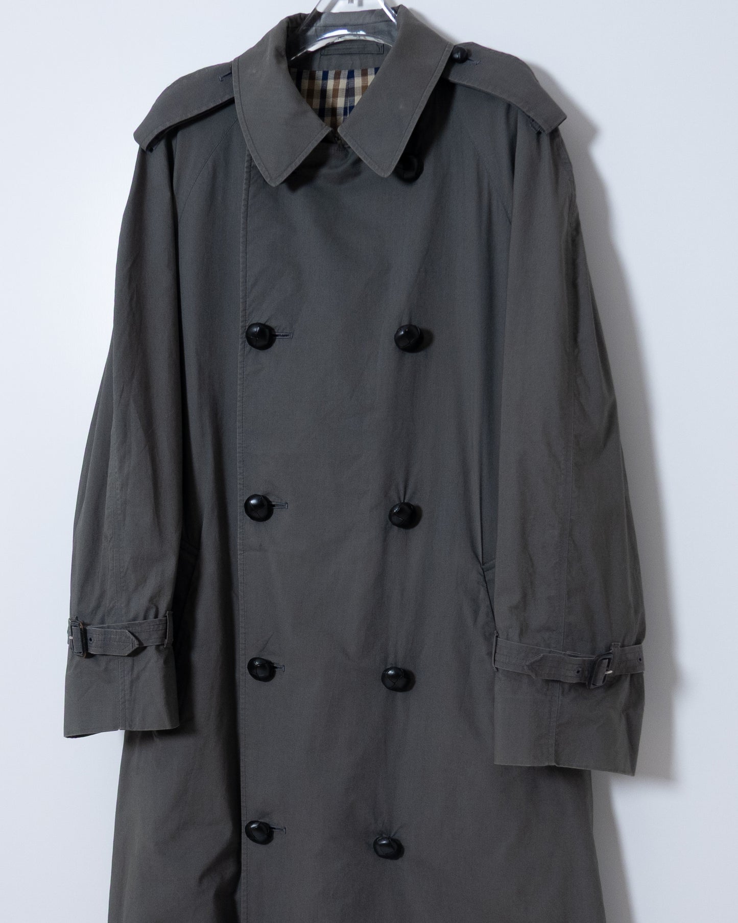 “Aquascutum” maxi length trench coat