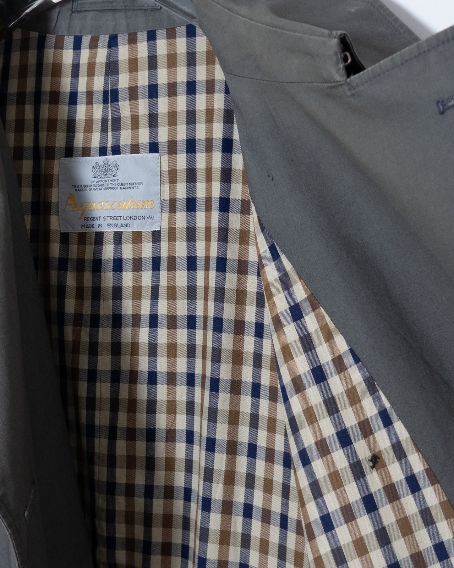 “Aquascutum” maxi length trench coat