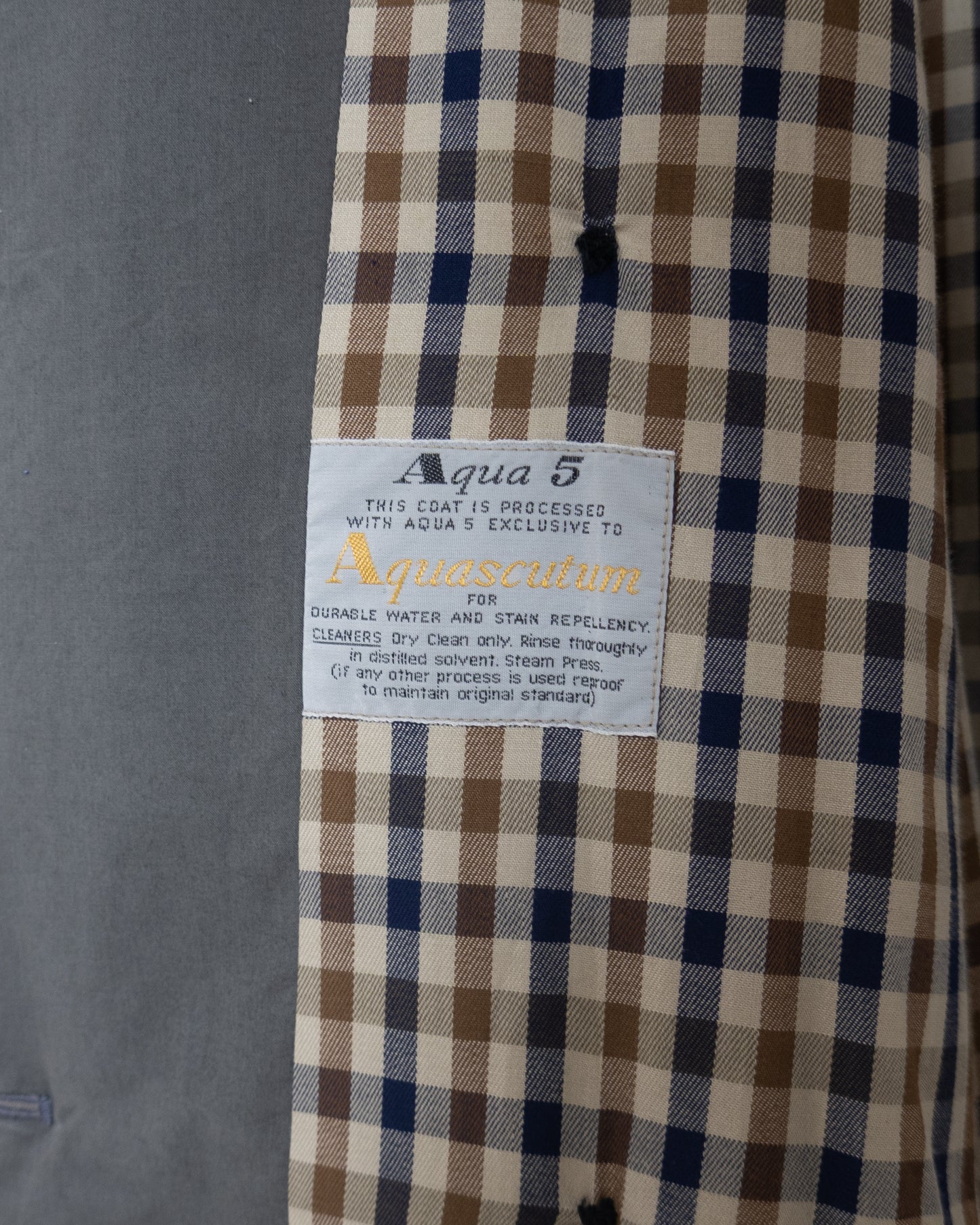 “Aquascutum” maxi length trench coat
