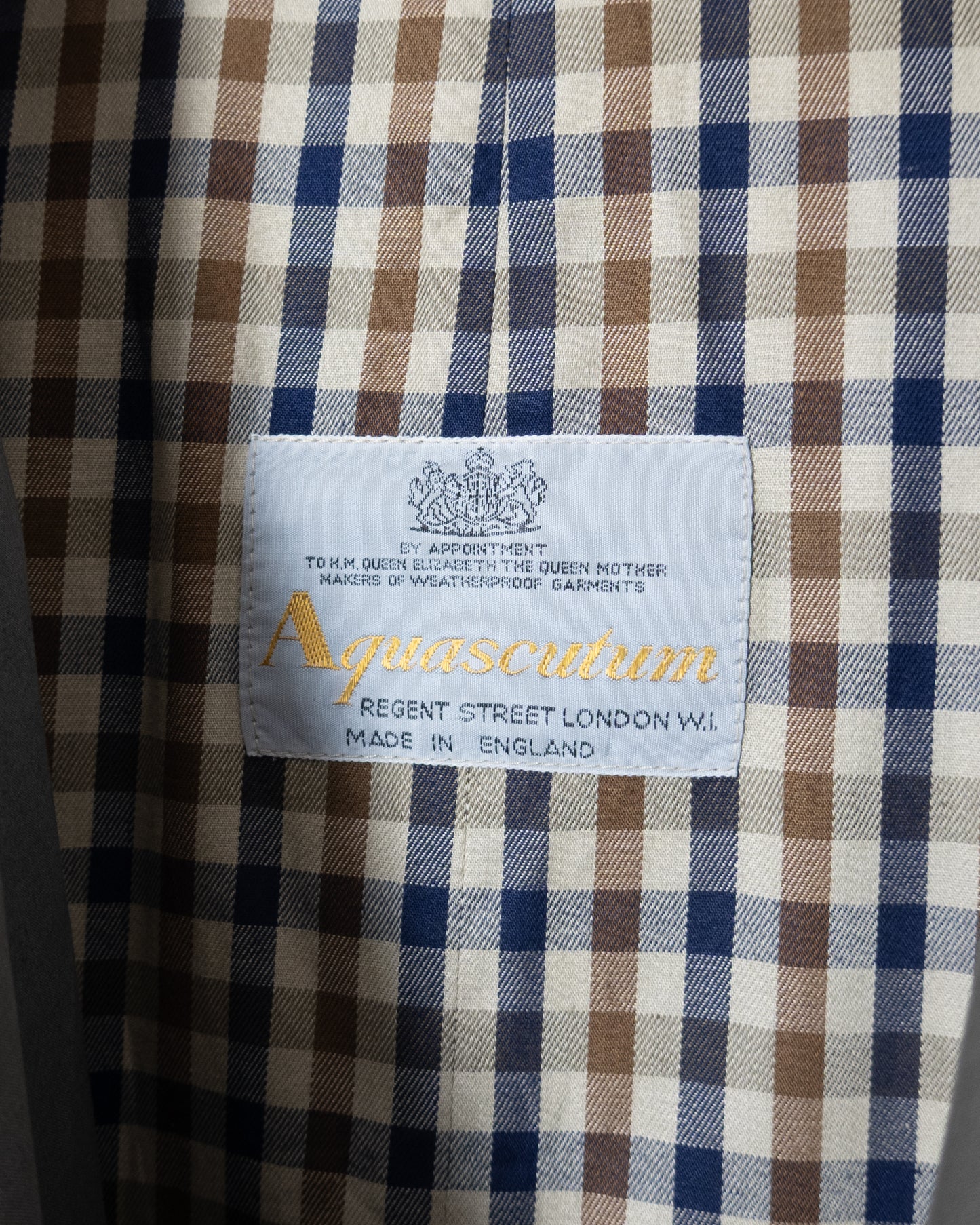 “Aquascutum” maxi length trench coat