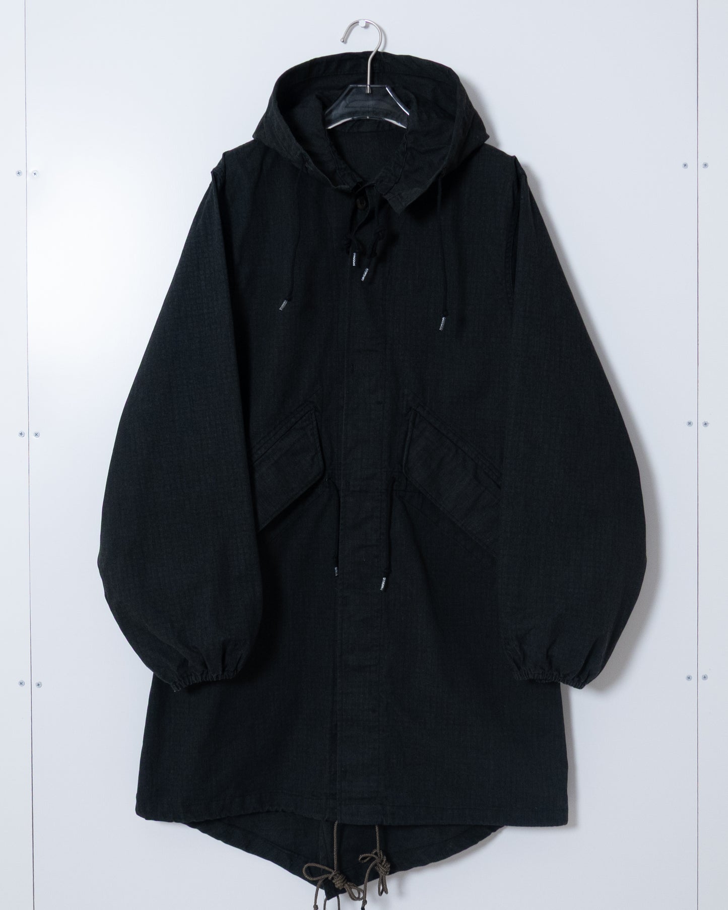 “U.S. ARMY” night camouflage hooded coat