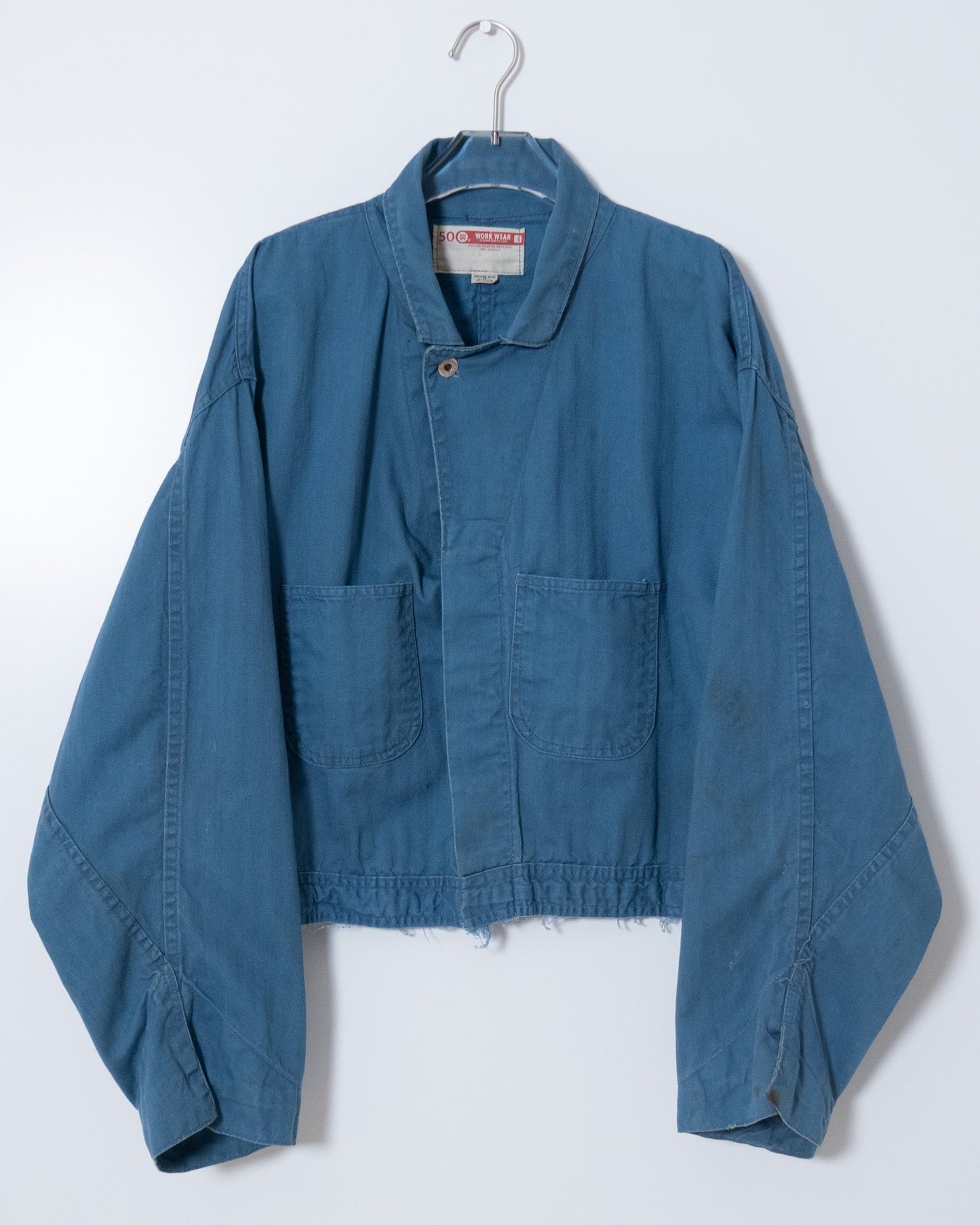 Vintage jump suit cut-off HBT work jacket