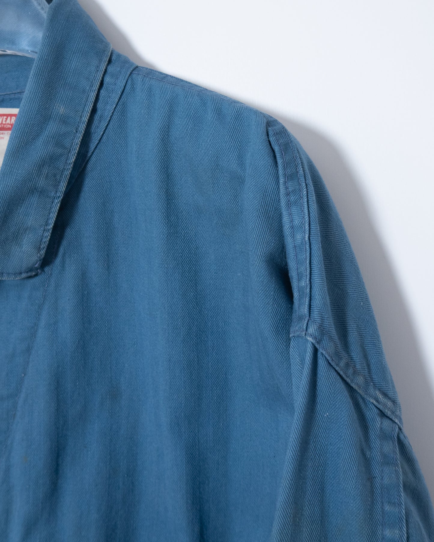Vintage jump suit cut-off HBT work jacket
