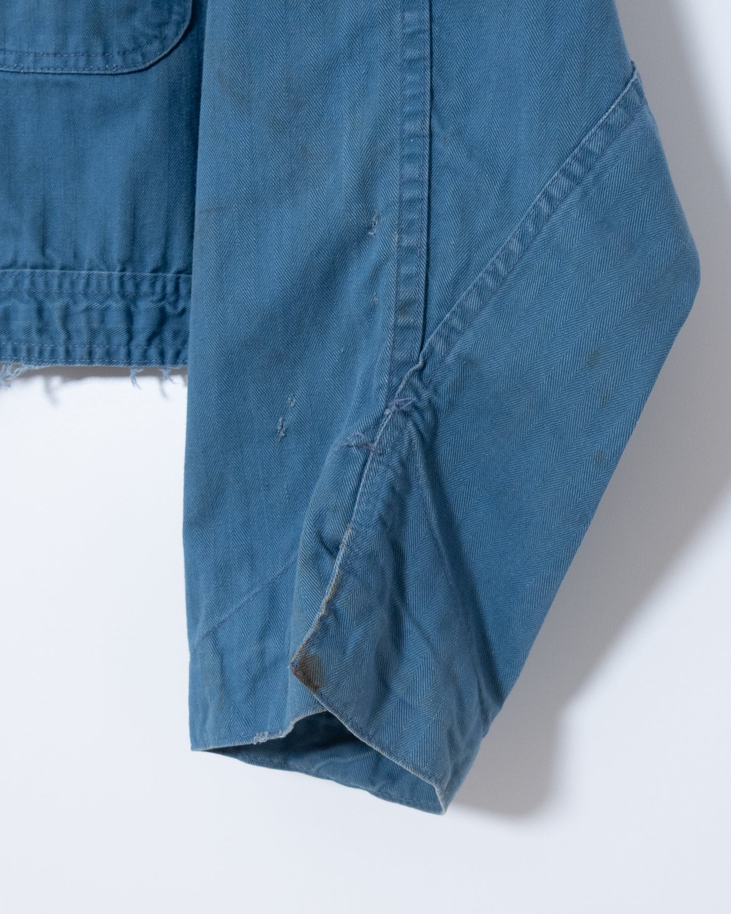 Vintage jump suit cut-off HBT work jacket