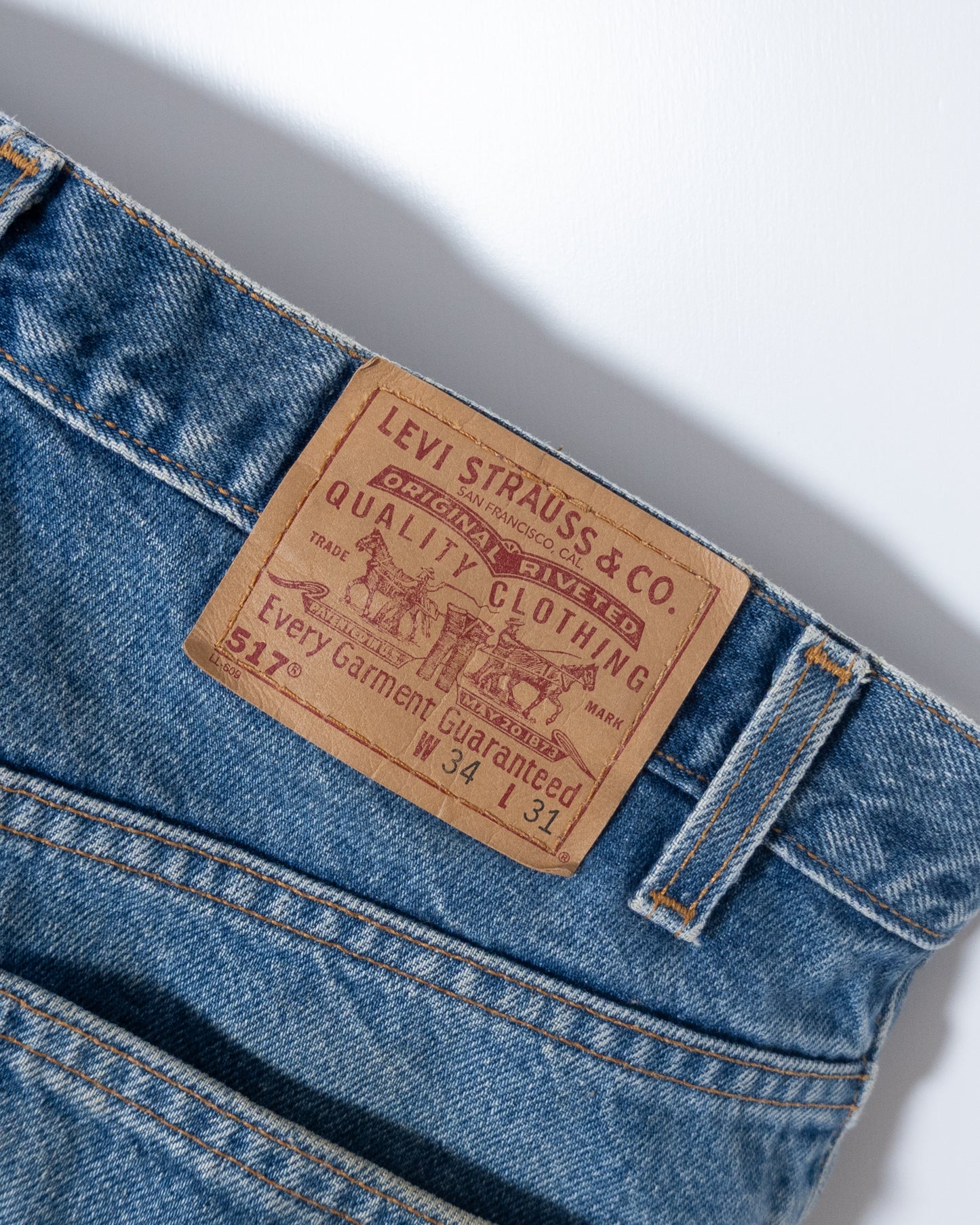 “Levi’s” 517 semi flare denim pants