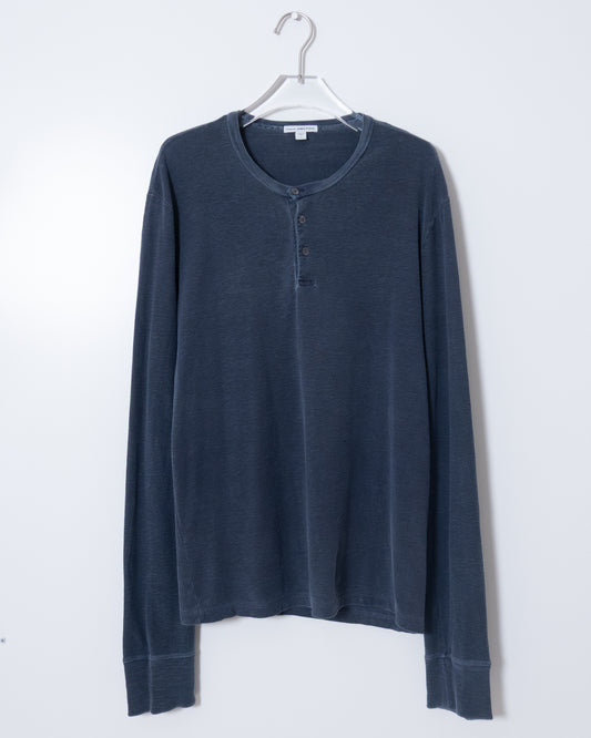"JAMES PERSE" henley neck L/S t-shirt