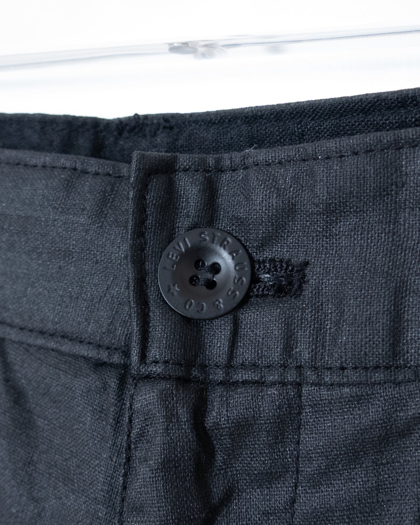 "Levi's ALL DUTY” coated cotton linen easy pants