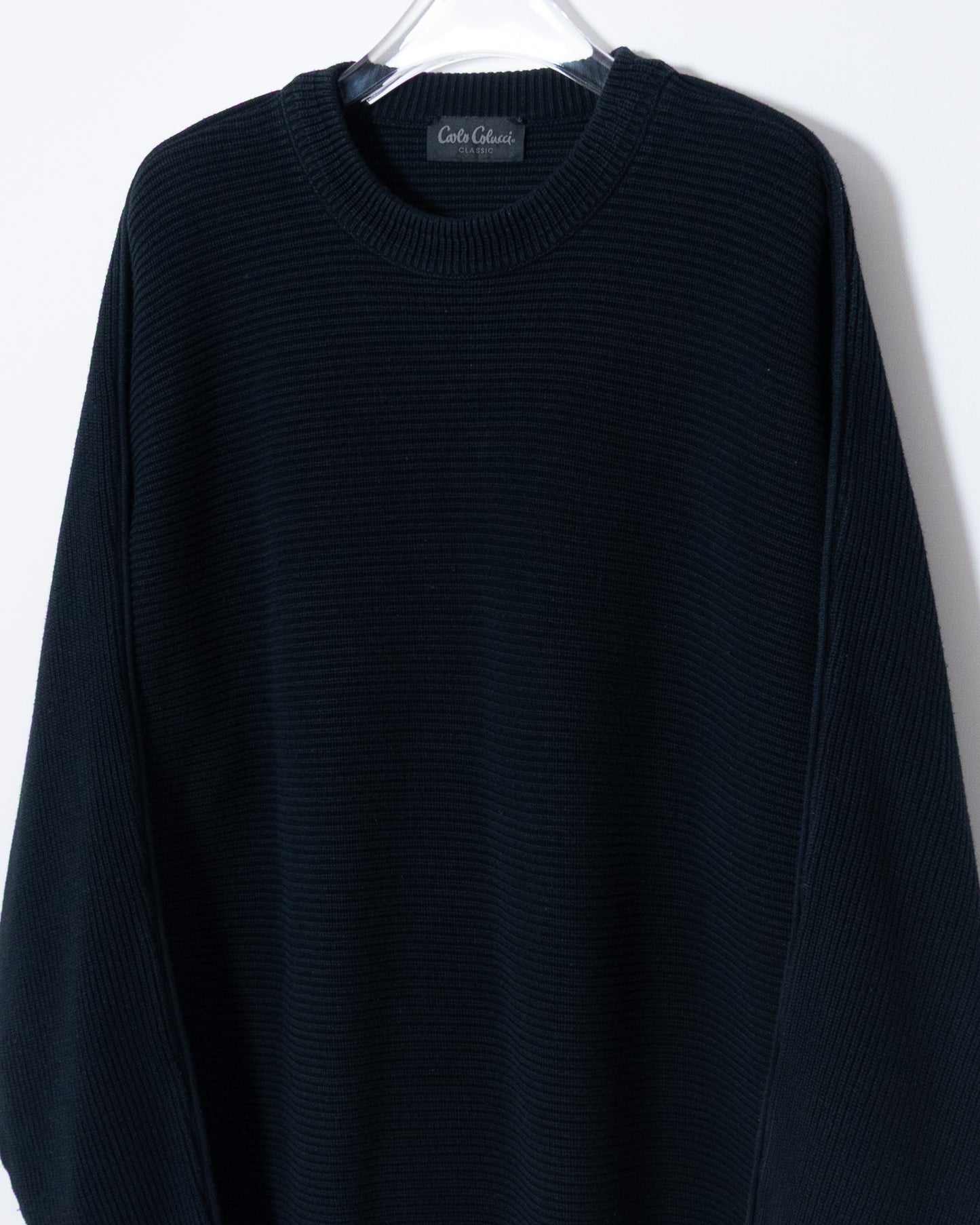 "CARLO COLUCCI"  cotton knit sweater