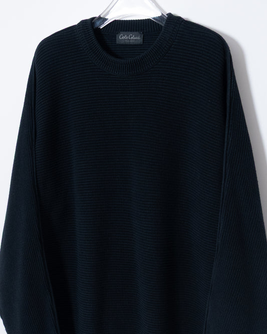 "CARLO COLUCCI"  cotton knit sweater