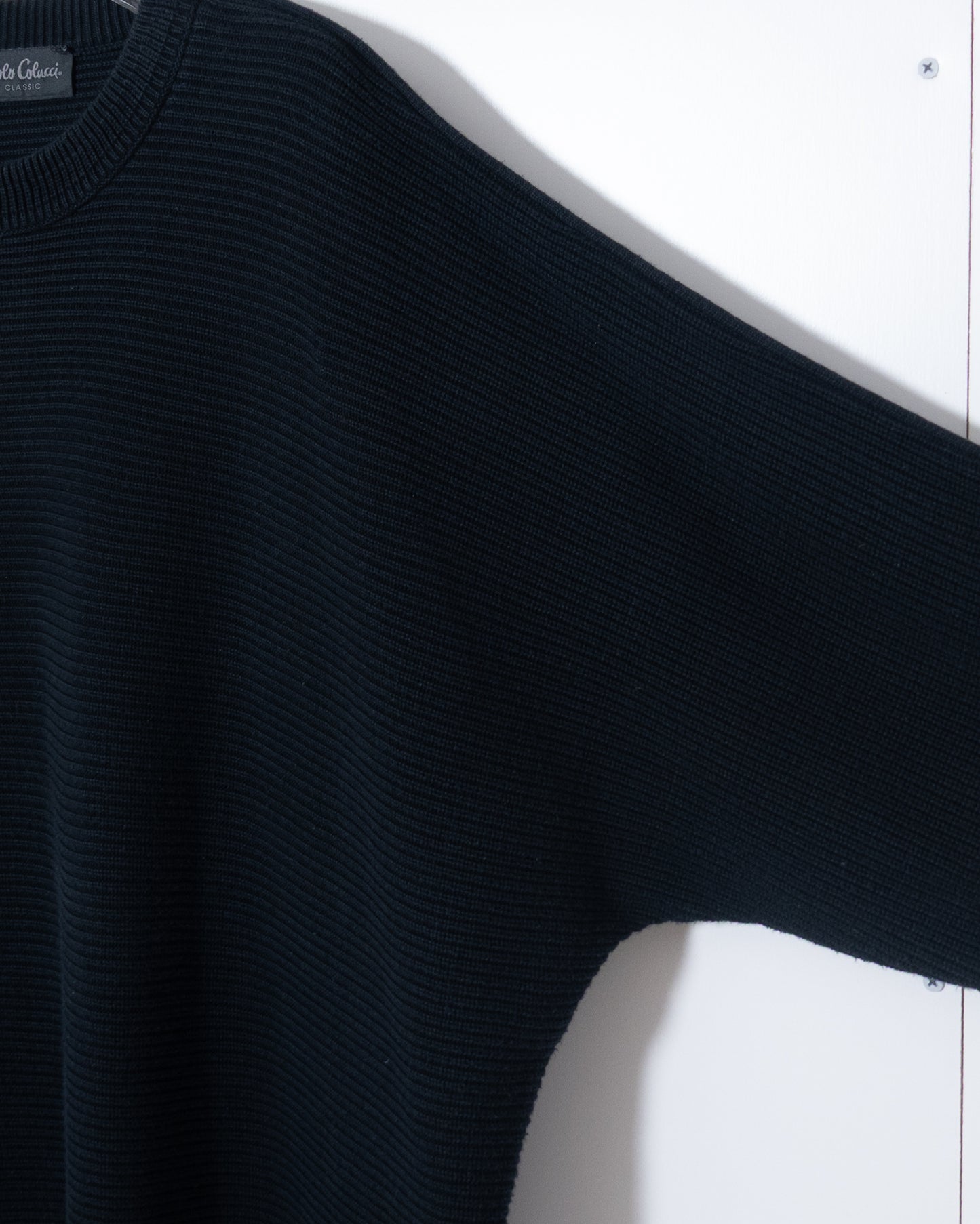 "CARLO COLUCCI"  cotton knit sweater