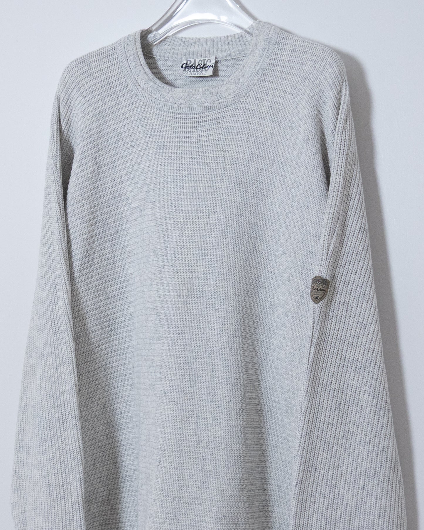 "CARLO COLUCCI" cotton knit sweater