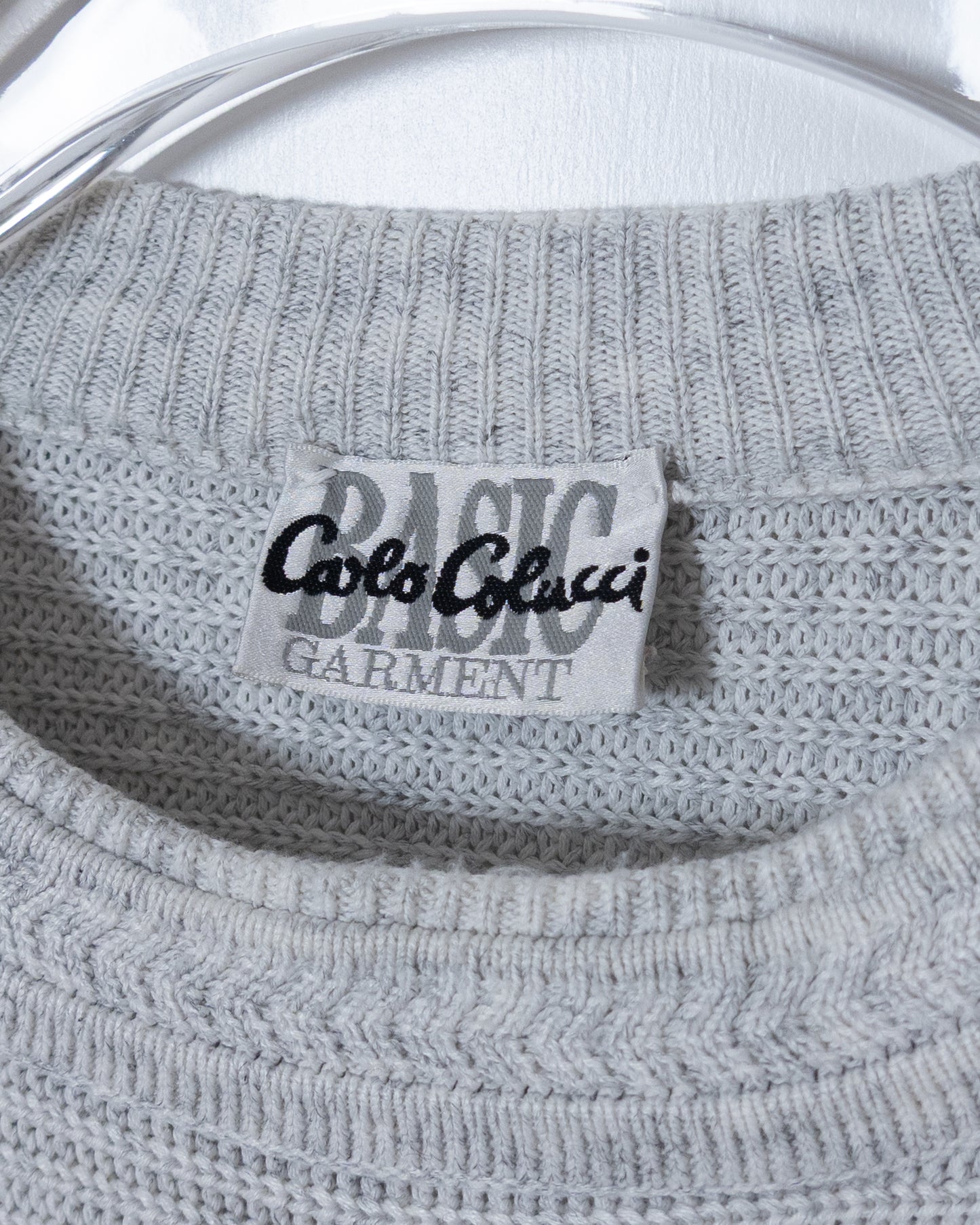"CARLO COLUCCI" cotton knit sweater