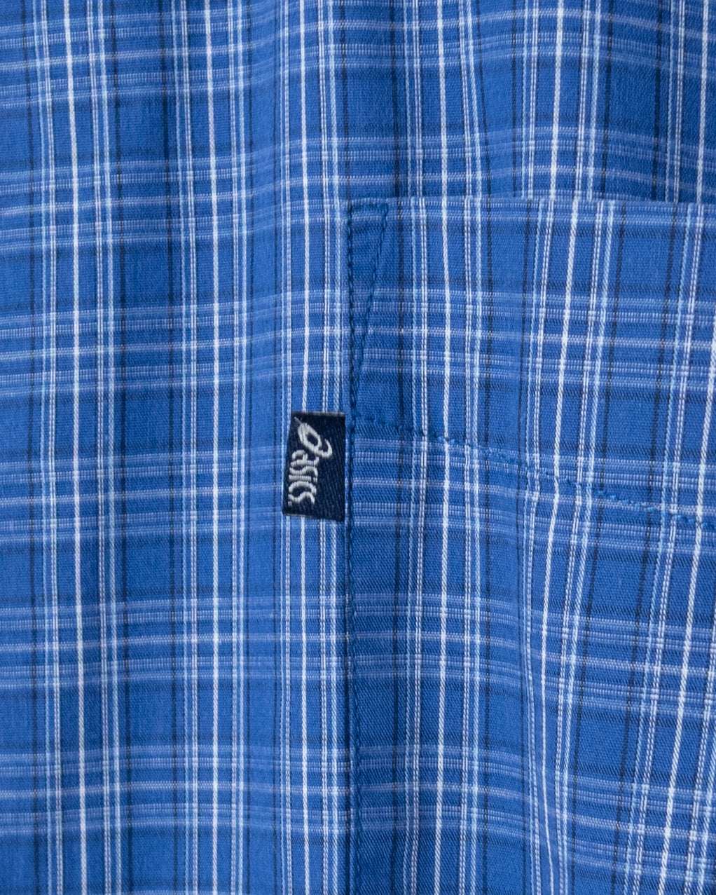 Euro "ASICS" plaid shirt
