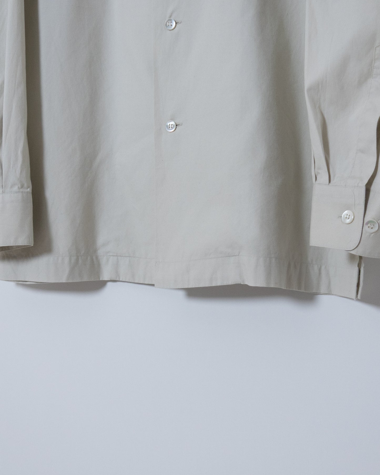 "ISSEY MIYAKE MEN" double collar cotton shirt