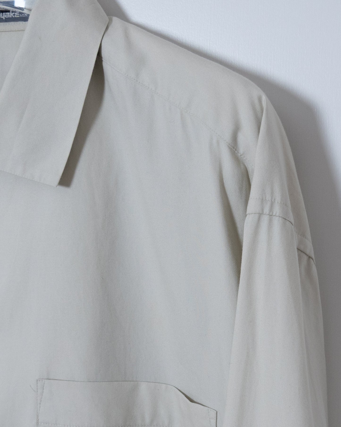 "ISSEY MIYAKE MEN" double collar cotton shirt