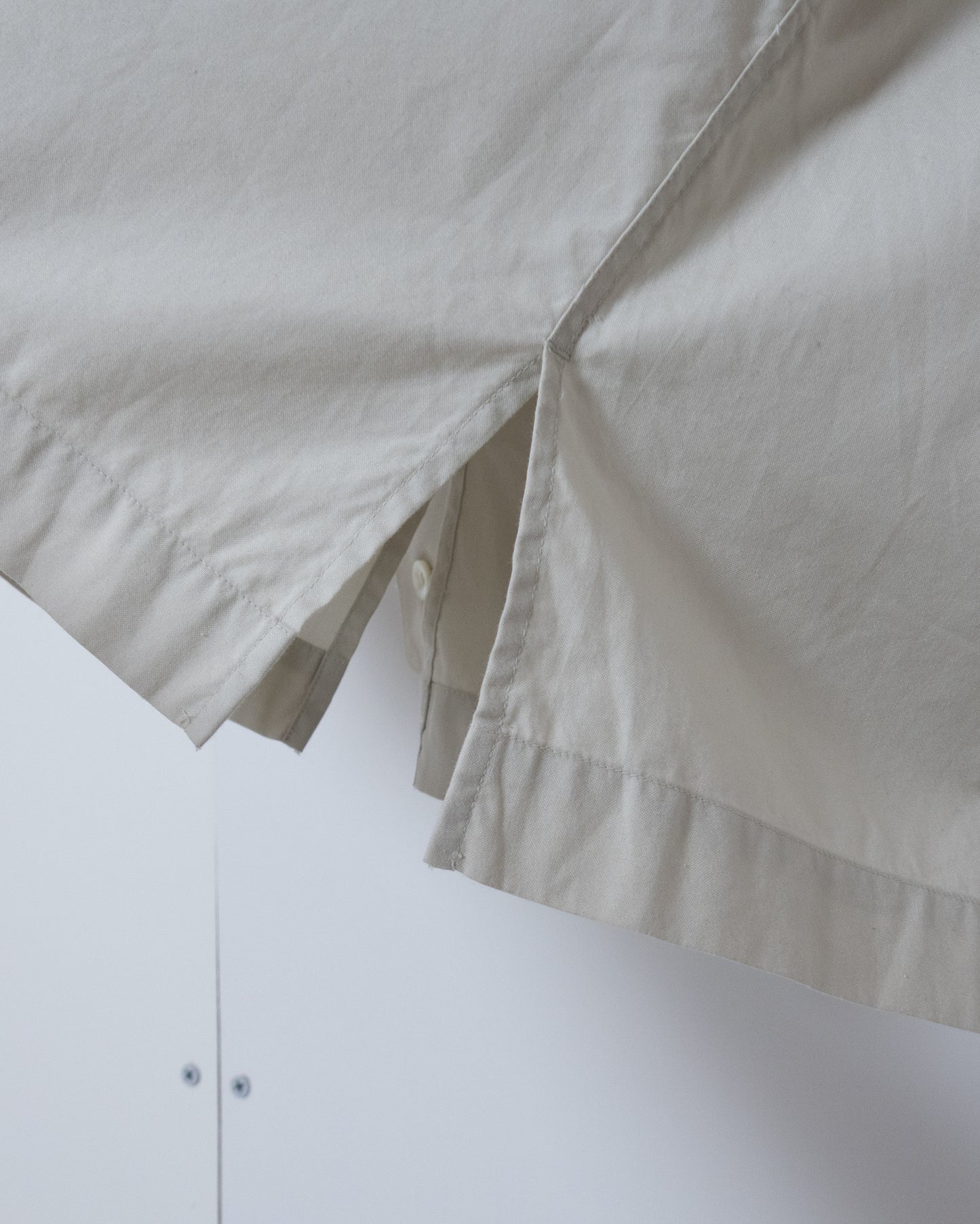 "ISSEY MIYAKE MEN" double collar cotton shirt