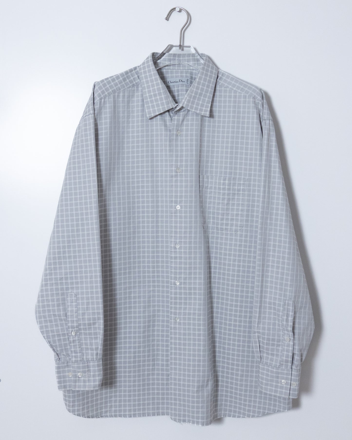 "Christian Dior" plaid shirt