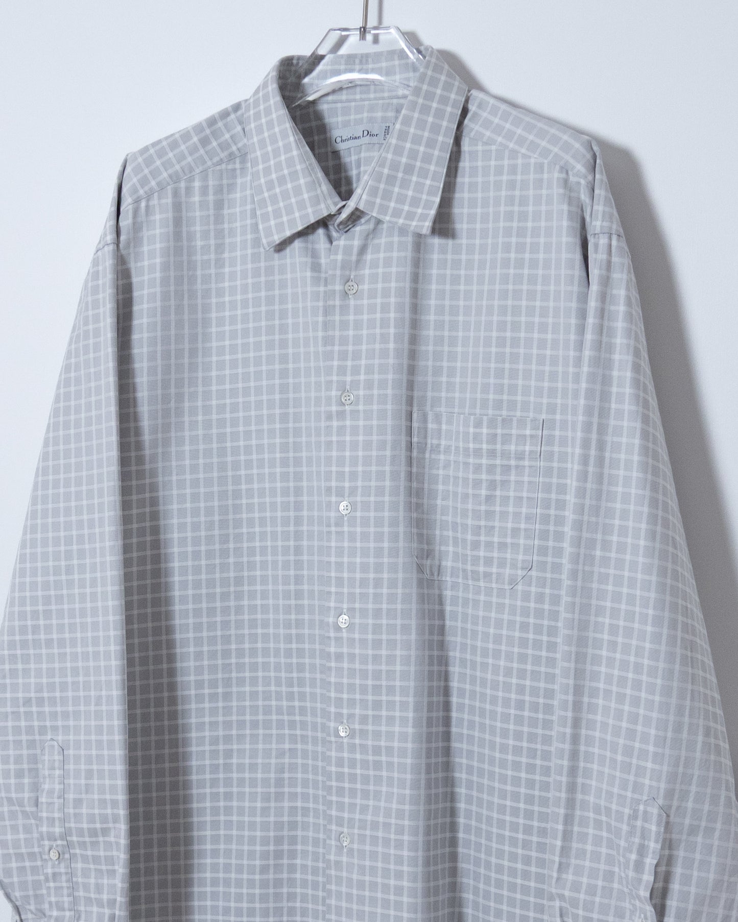 "Christian Dior" plaid shirt