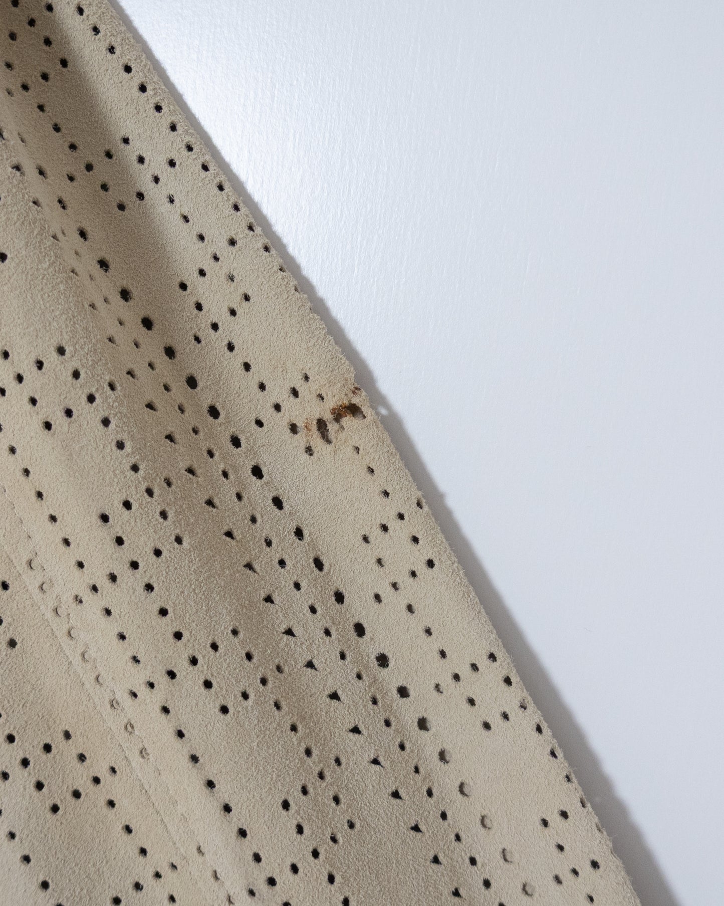 "GIANFRANCO FERRÉ" punched suede shirt