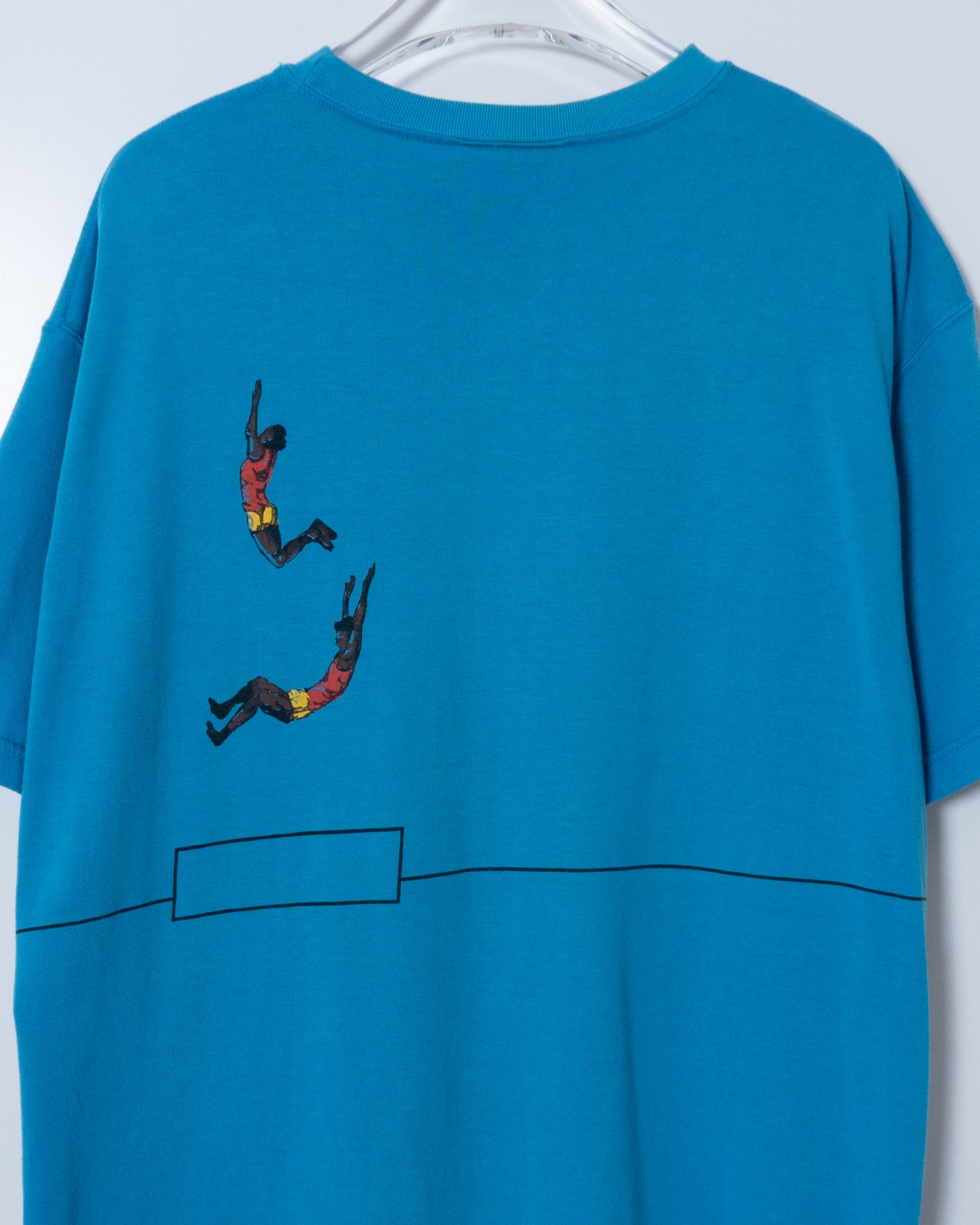 Euro "adidas" both sides printed T-shirt