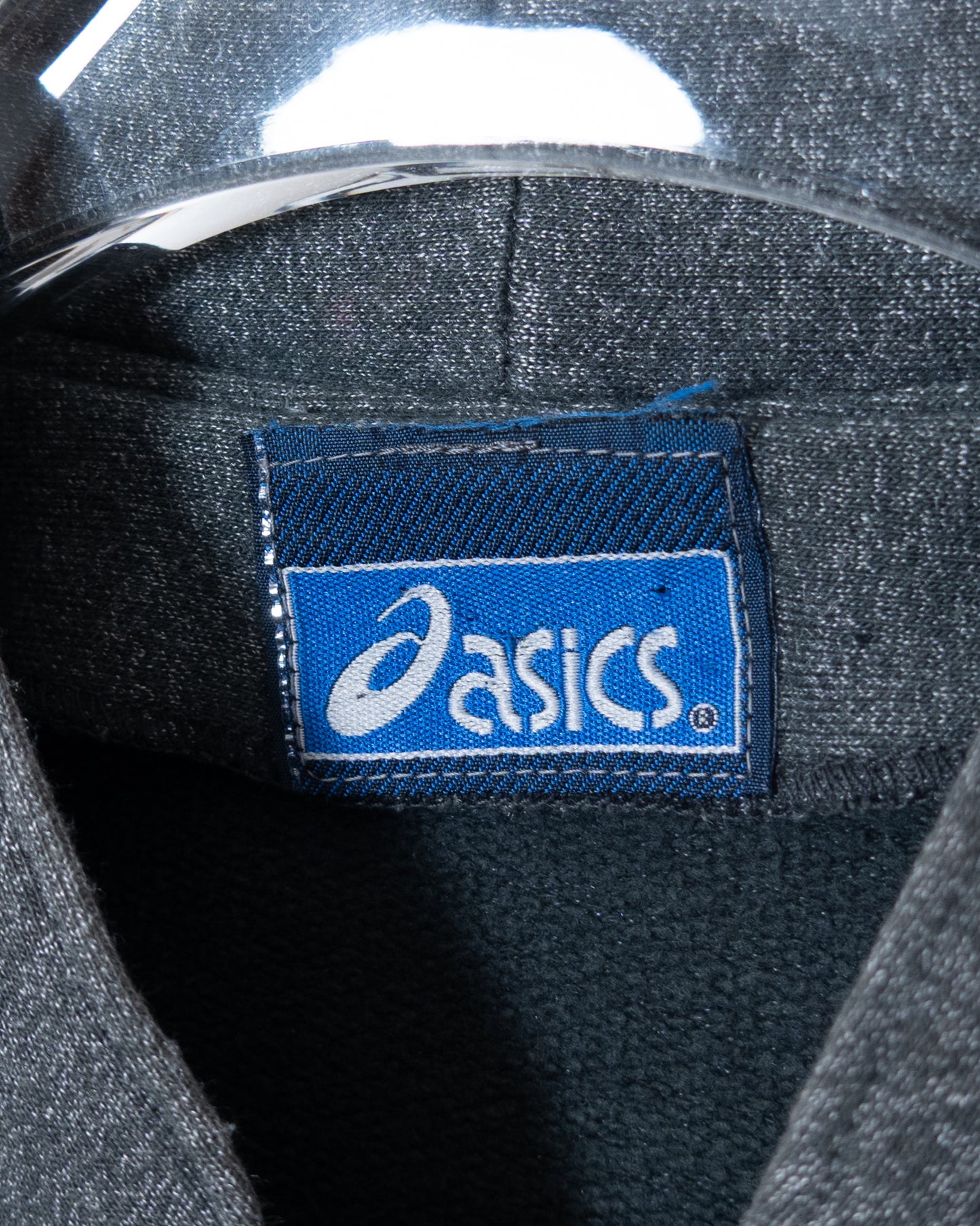 Euro "ASICS" bomber type zip up sweat