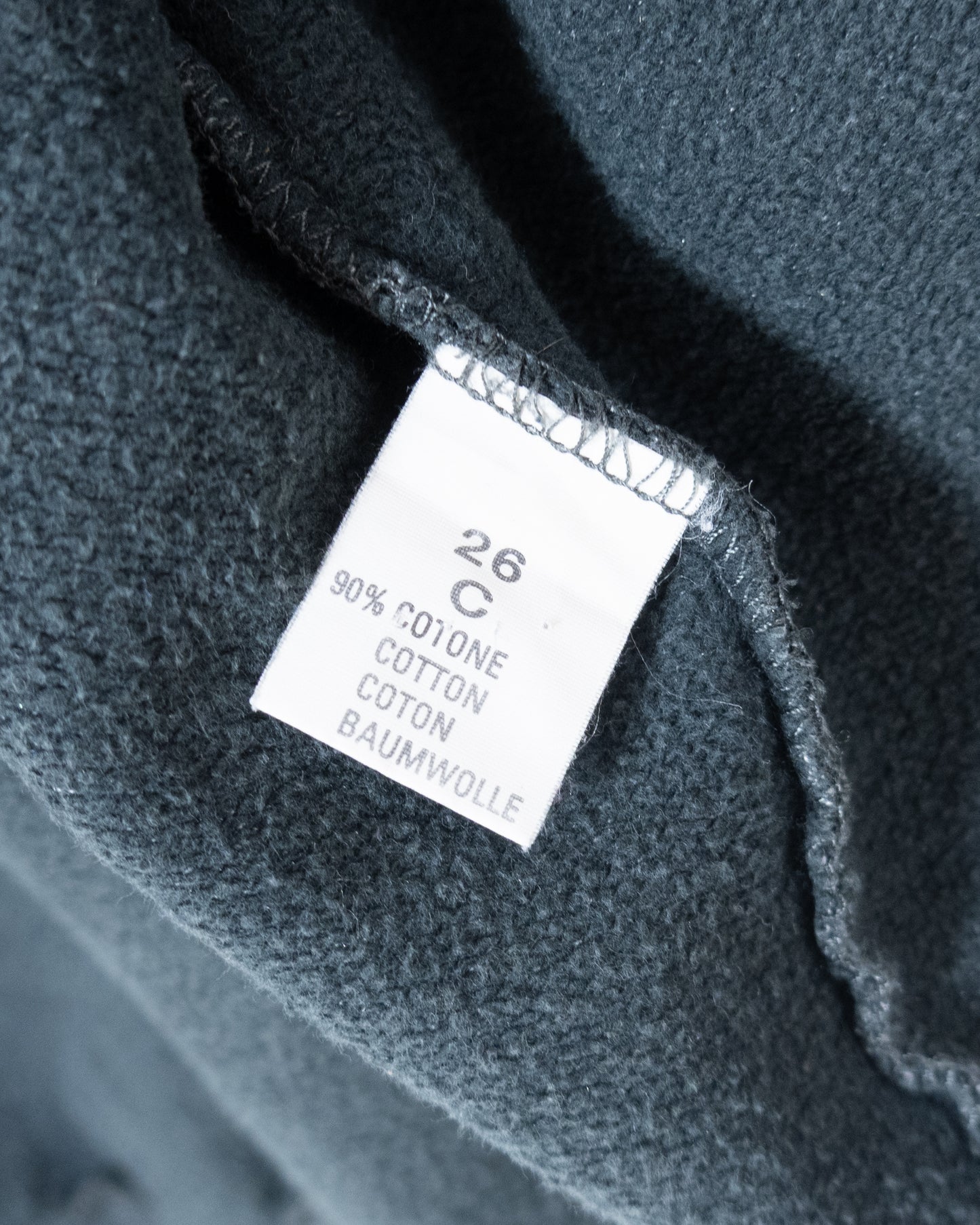 Euro "ASICS" bomber type zip up sweat