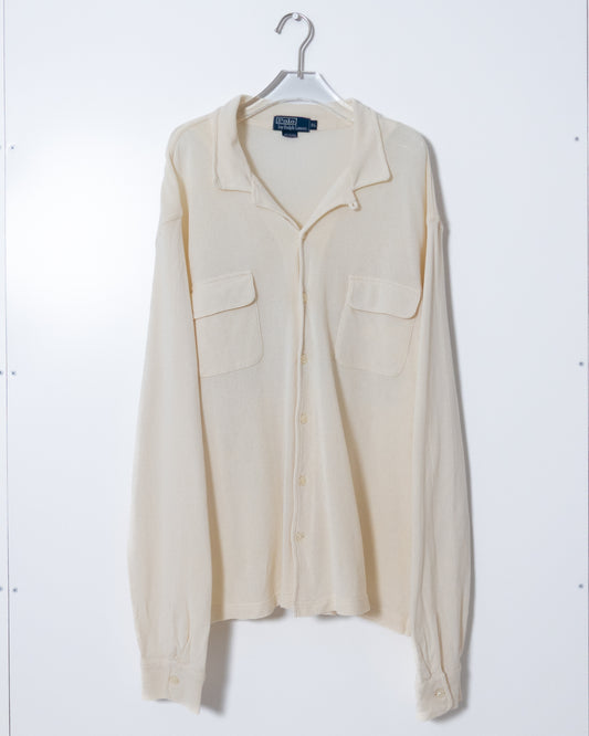 "Polo by Ralph Lauren" open collar mesh shirt