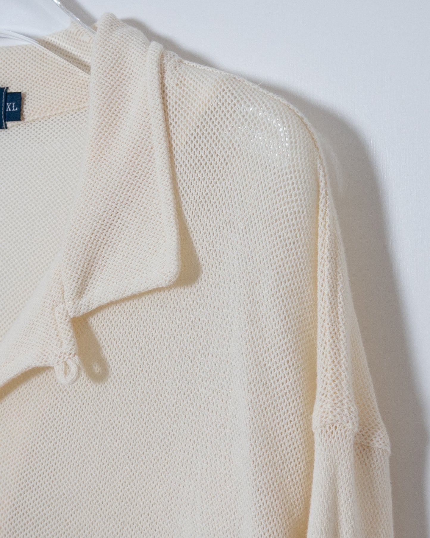 "Polo by Ralph Lauren" open collar mesh shirt