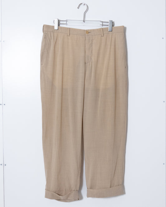 "HELMUT LANG" no tuck slacks