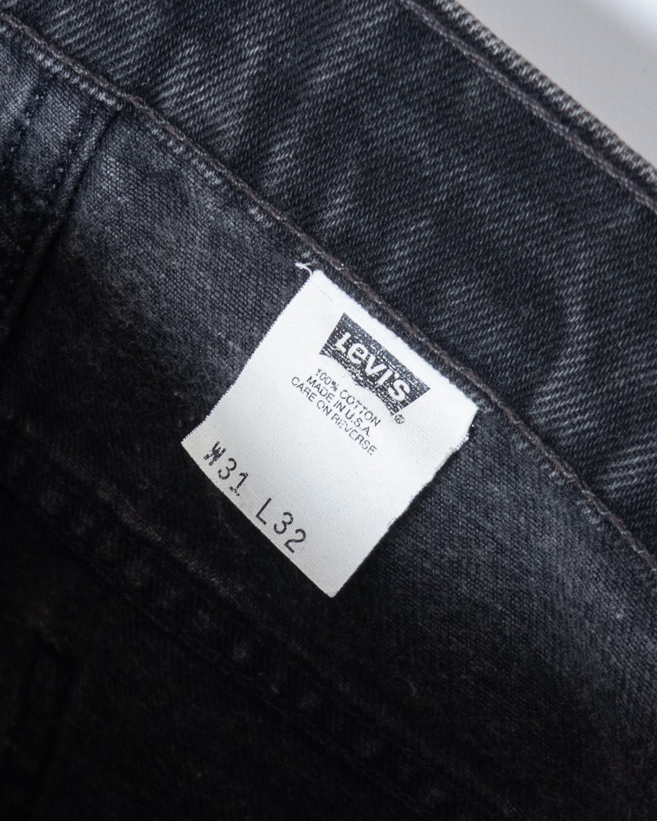 "Levi's" 517 black denim pants