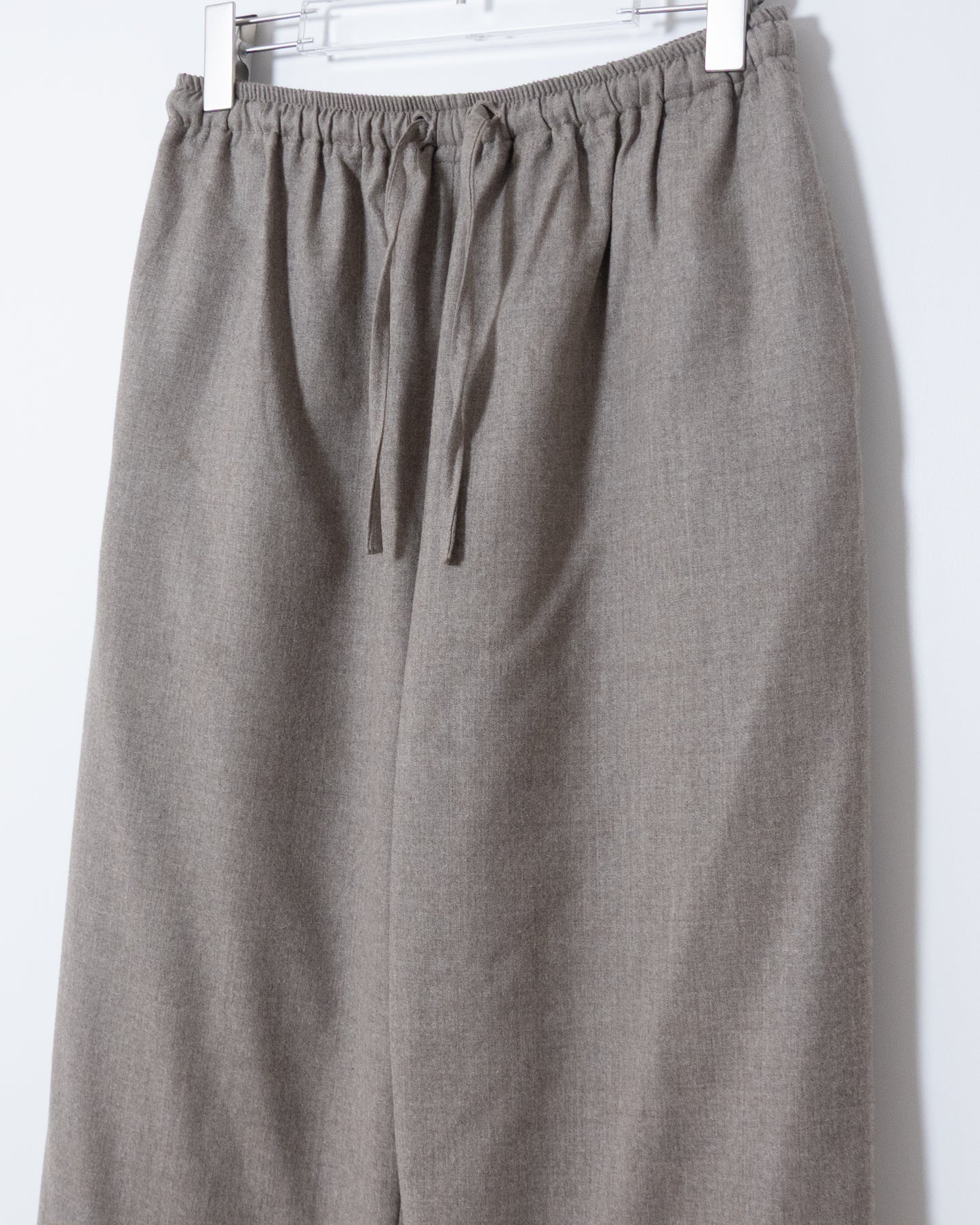 "eskandar" wide wool easy pants