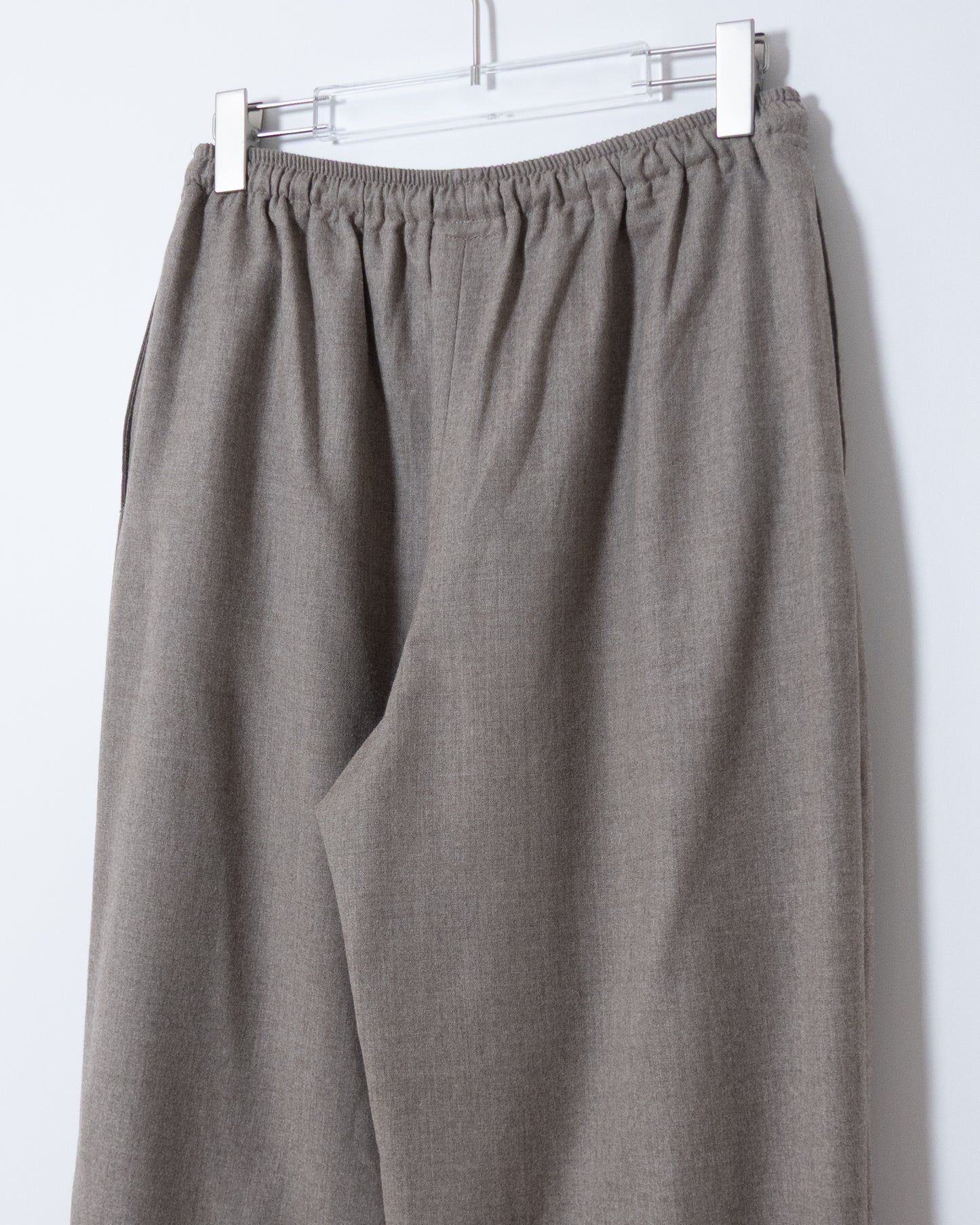 "eskandar" wide wool easy pants