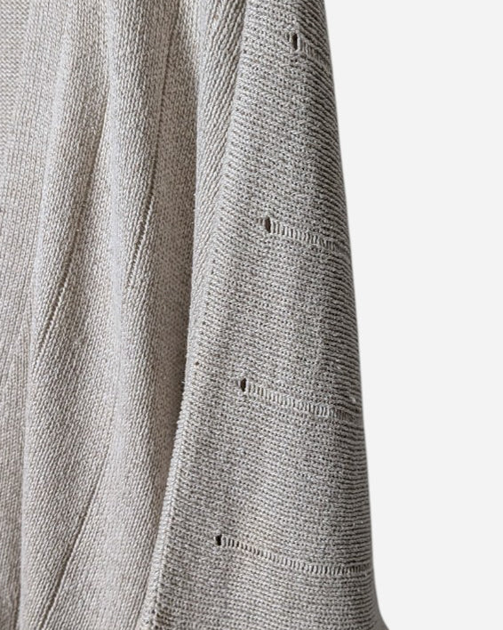 "SHIRIN GUILD" linen x silk cardigan